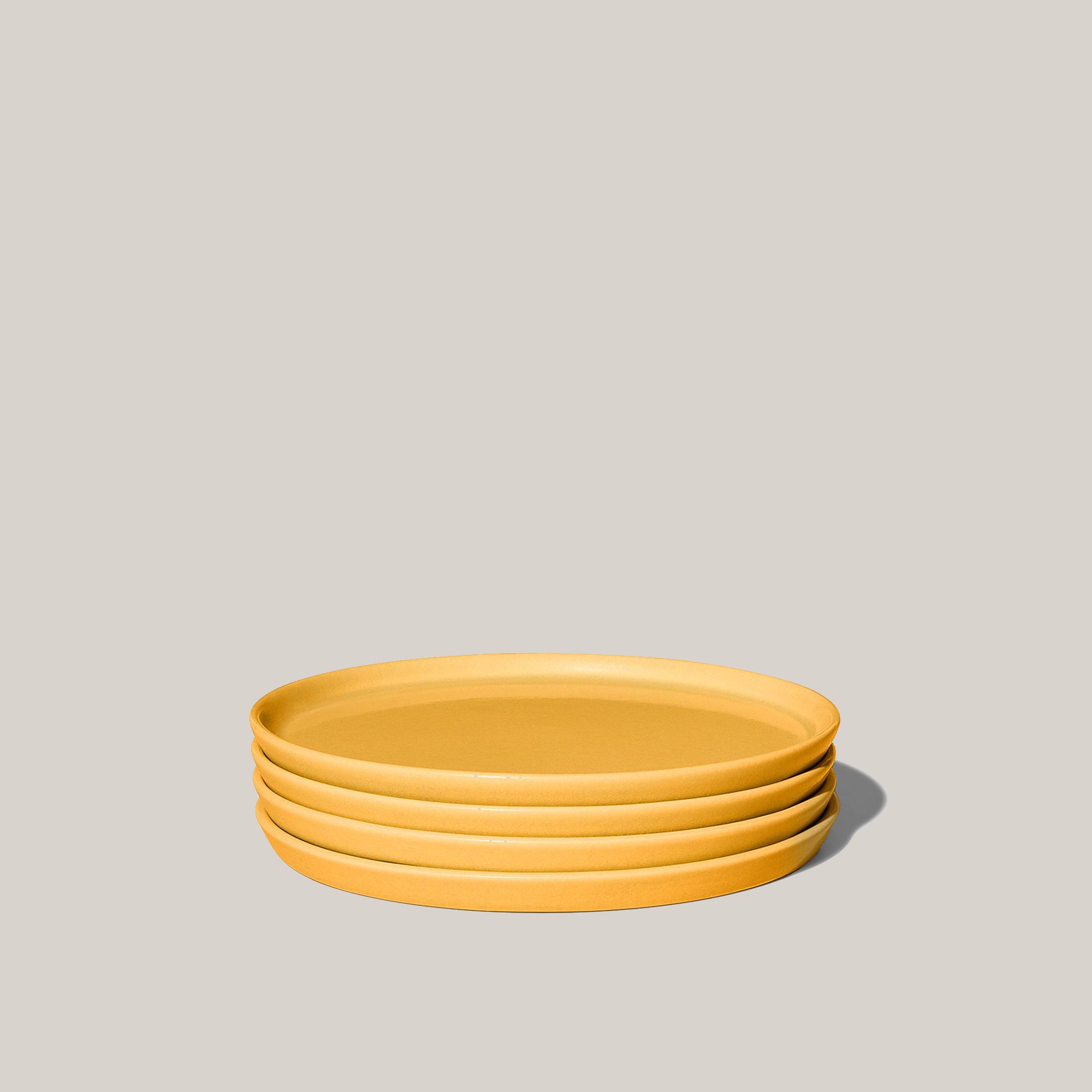 8" Snack Plate Set | SunGold Plates Felt+Fat - Atelier Saucier