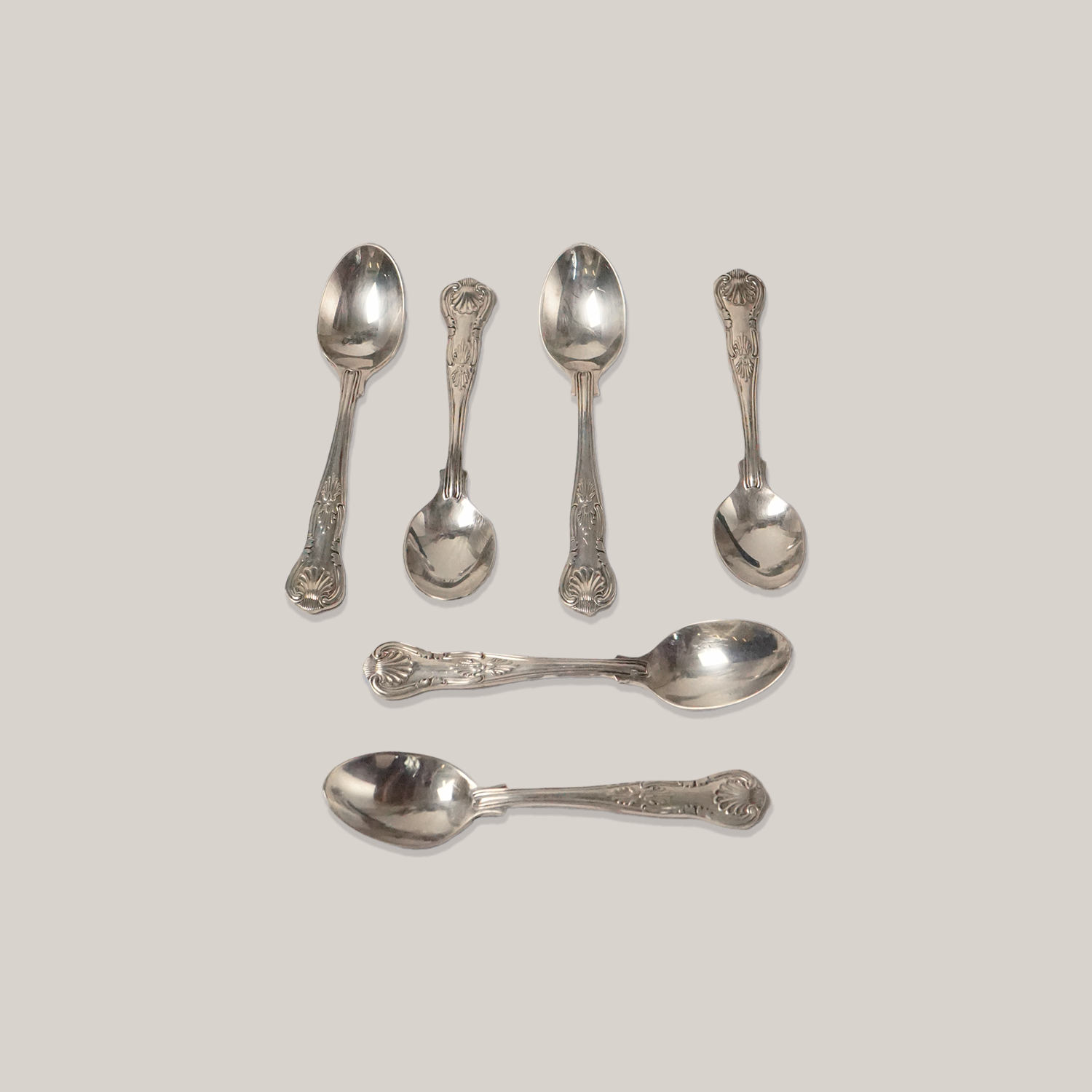 Silver Plated Tea Spoons | Set of 6 Flatware ATELIER SAUCIER - Atelier Saucier