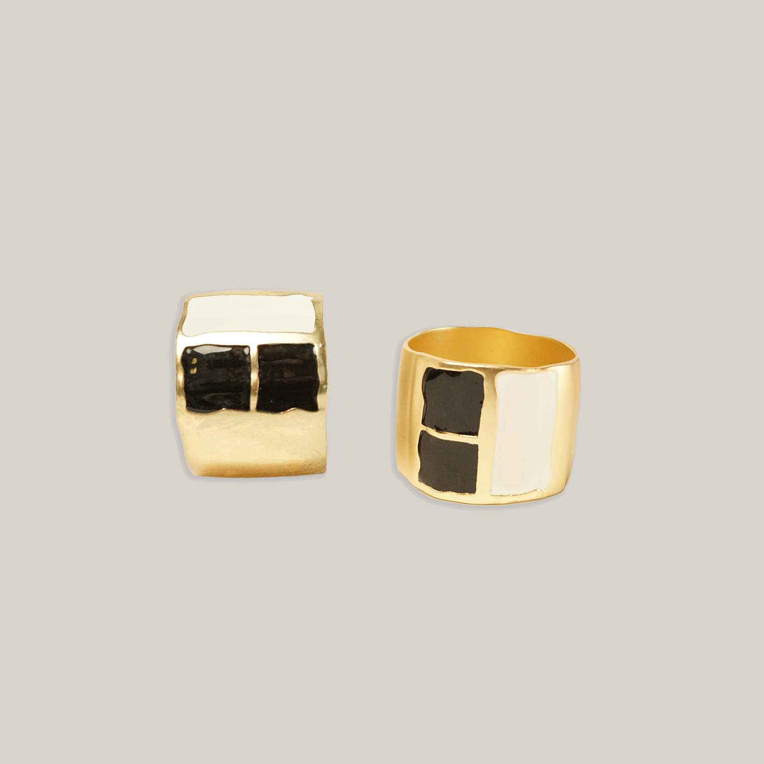 Brass Napkin Rings | Set of 2 Napkin Rings ATELIER SAUCIER - Atelier Saucier