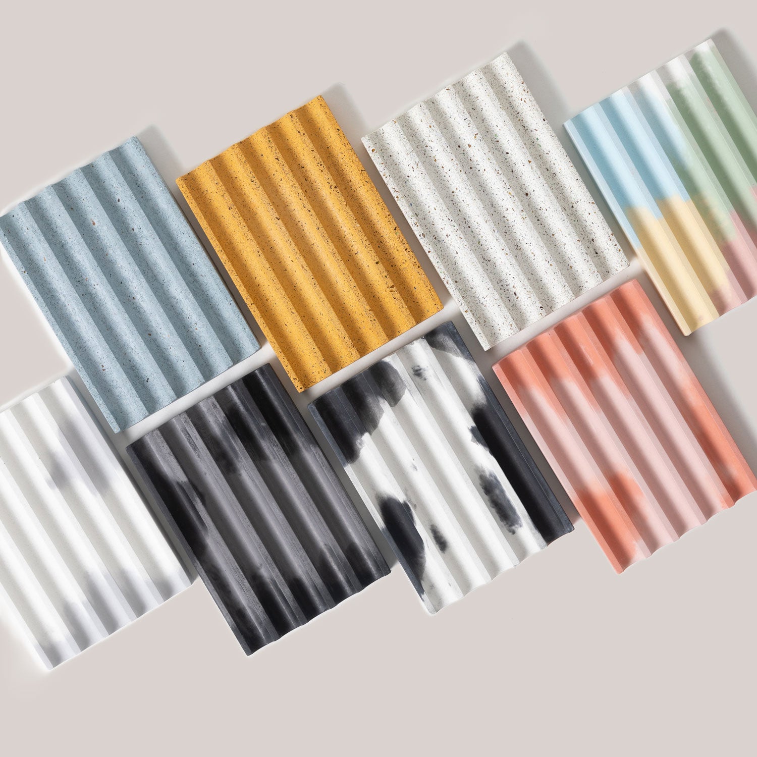 Soap Dish | Grey & White Soap Dishes + Sponge Rests Pretti.Cool - Atelier Saucier