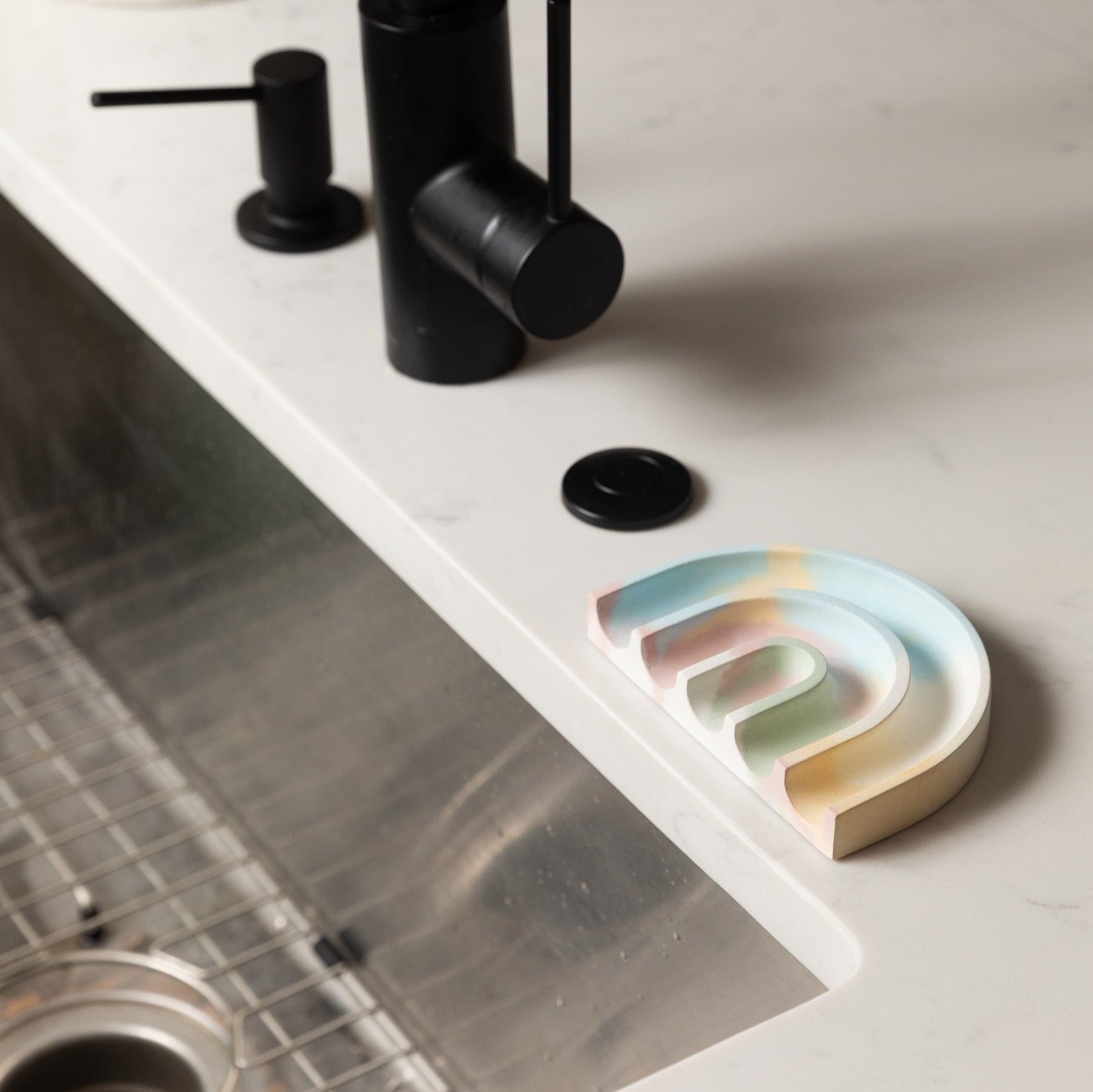 Sponge Rest | Jawbreaker Soap Dishes + Sponge Rests Pretti.Cool - Atelier Saucier