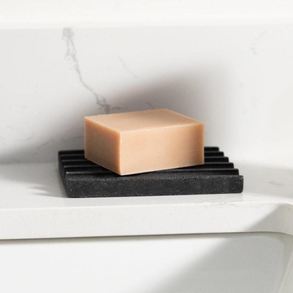 Soap Dish | Black Terrazzo Soap Dishes + Sponge Rests Pretti.Cool - Atelier Saucier