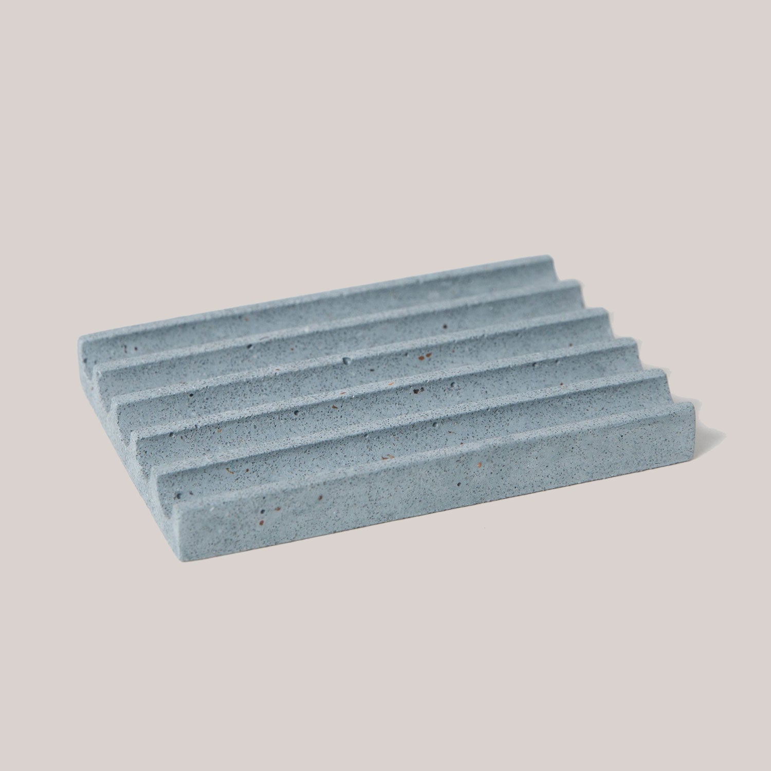 Soap Dish | Light Blue Terrazzo Soap Dishes + Sponge Rests Pretti.Cool - Atelier Saucier