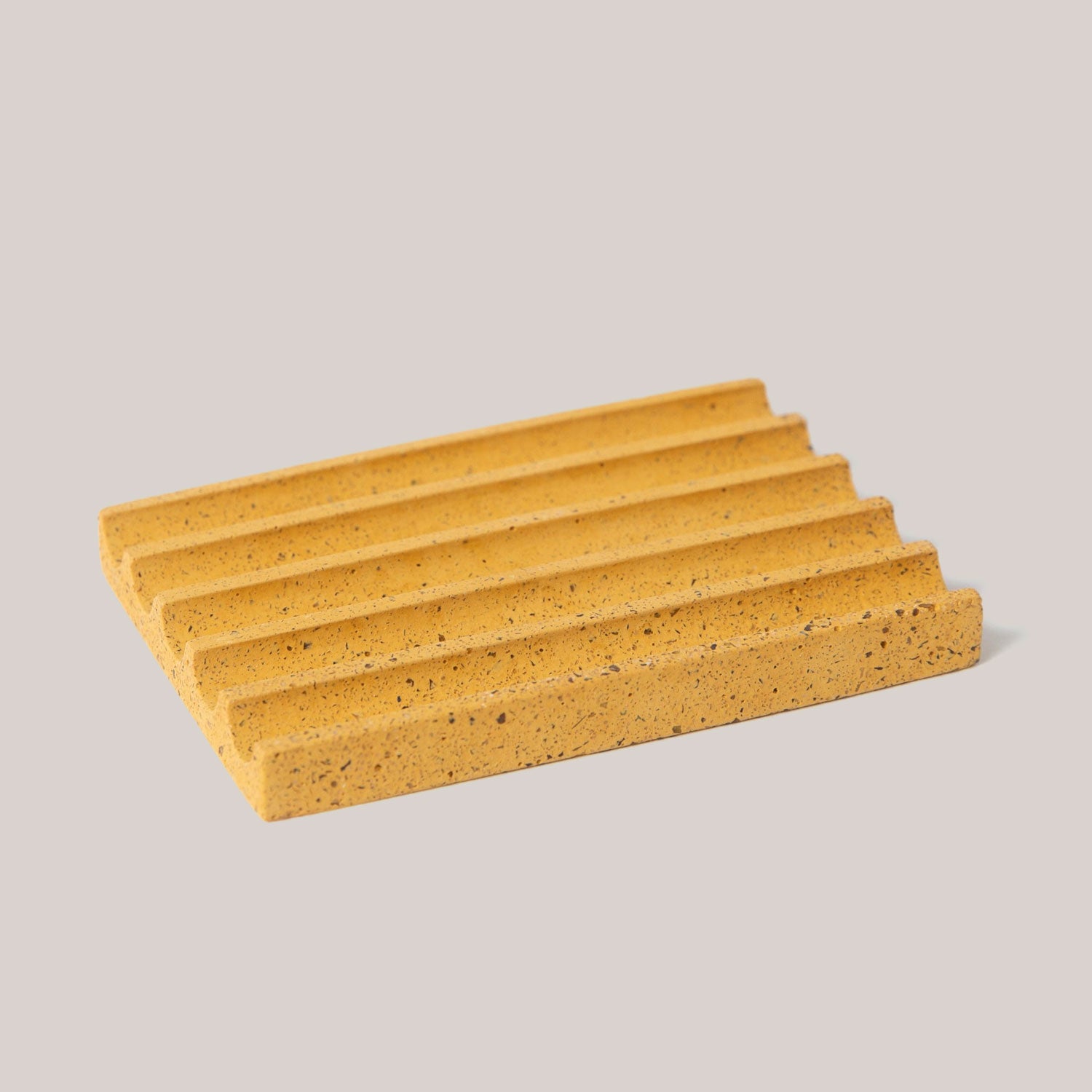 Soap Dish | Marigold Terrazzo Soap Dishes + Sponge Rests Pretti.Cool - Atelier Saucier