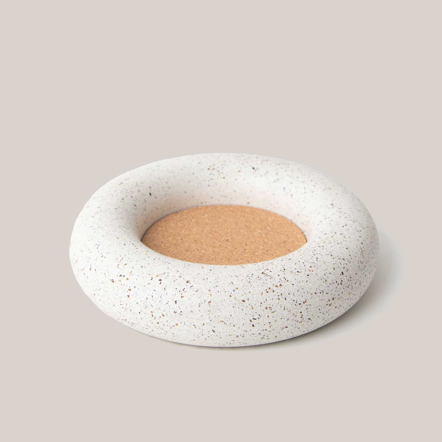 Wine Bottle Coaster | White Terrazzo Coasters Pretti.Cool - Atelier Saucier