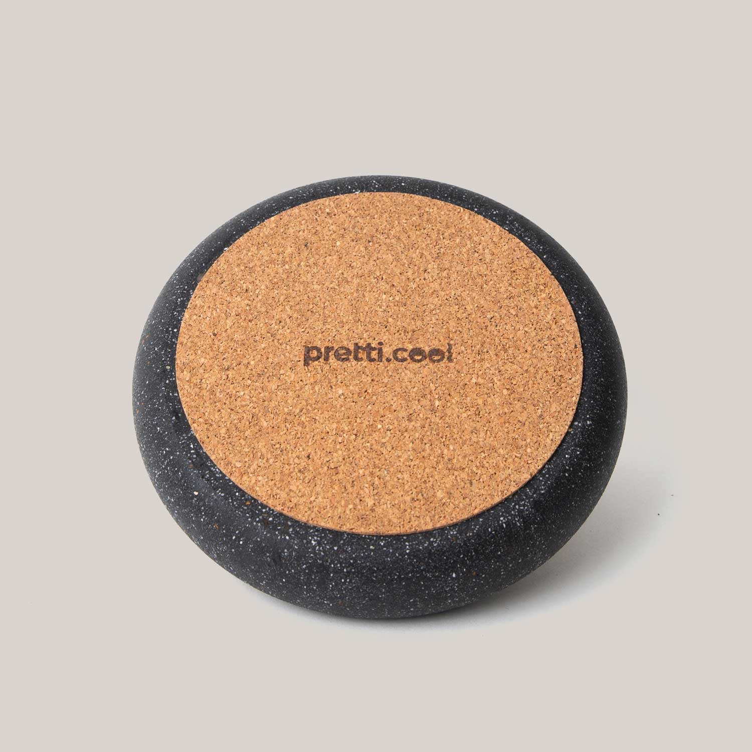 Wine Bottle Coaster | Black Terrazzo Coasters Pretti.Cool - Atelier Saucier