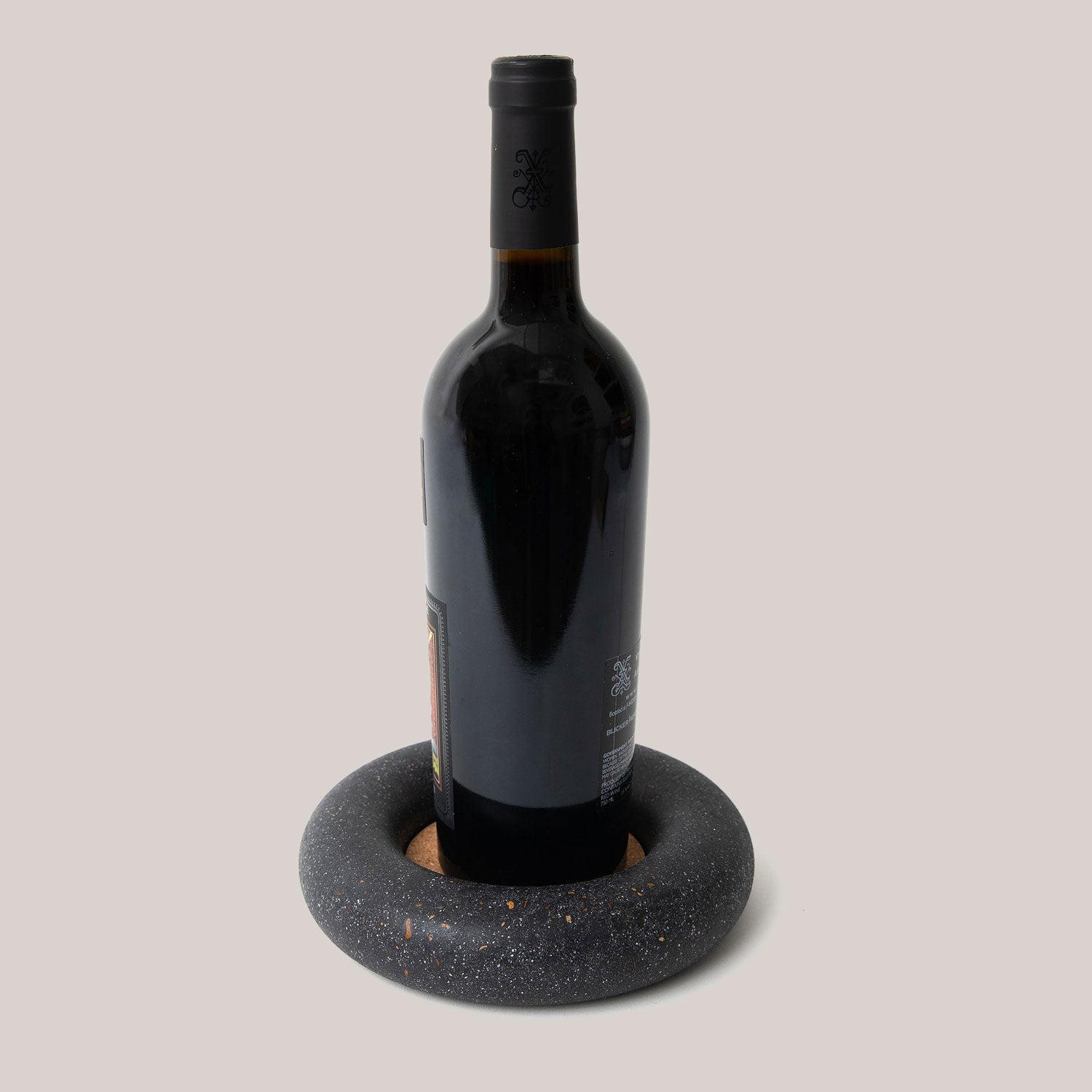 Wine Bottle Coaster | Black Terrazzo Coasters Pretti.Cool - Atelier Saucier