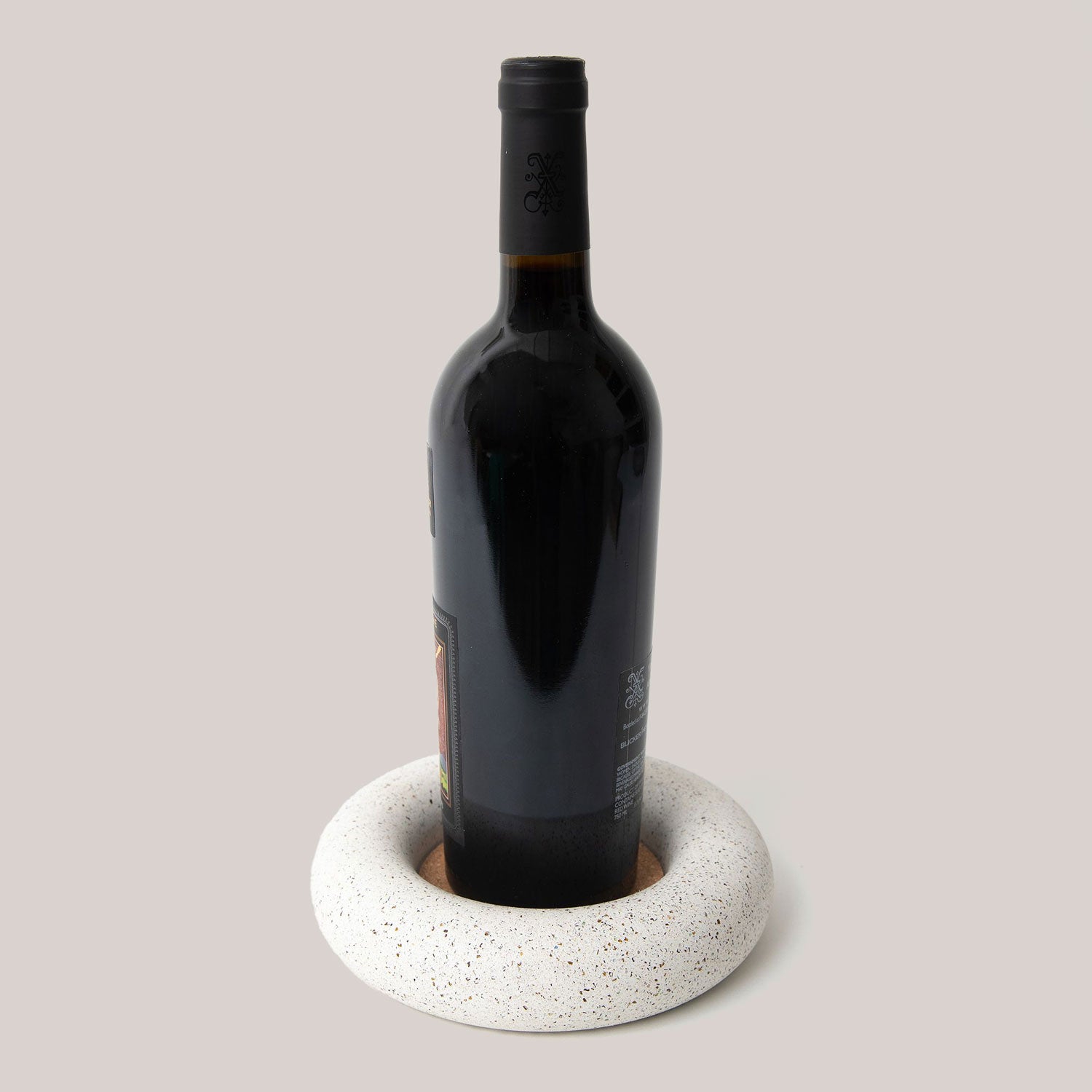 Wine Bottle Coaster | White Terrazzo Coasters Pretti.Cool - Atelier Saucier