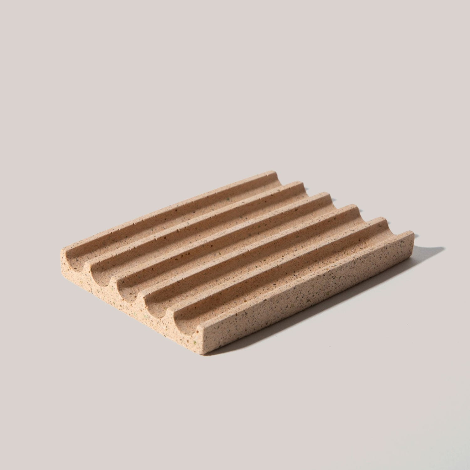 Soap Dish | Peach Terrazzo Soap Dishes + Sponge Rests Pretti.Cool - Atelier Saucier