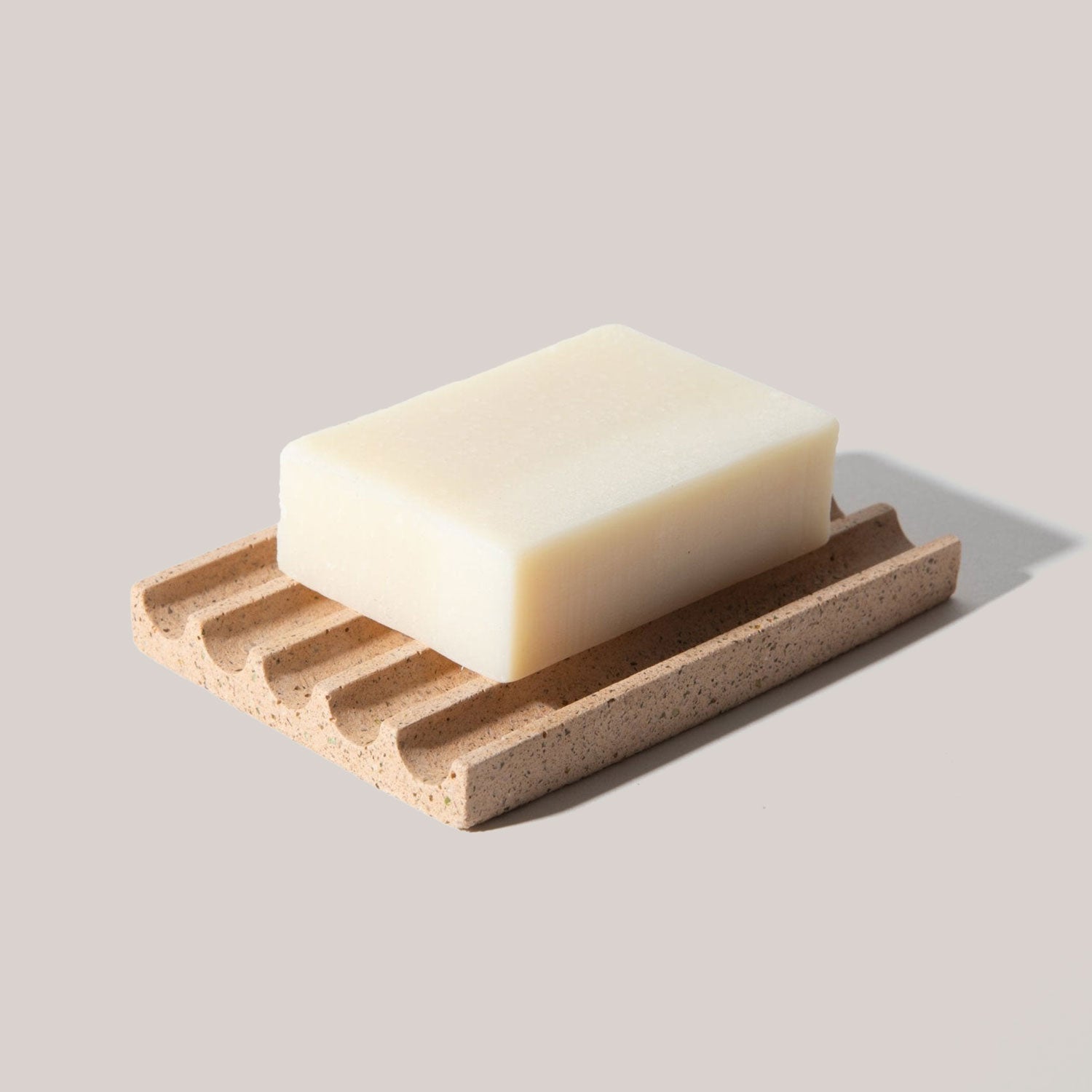 Soap Dish | Peach Terrazzo Soap Dishes + Sponge Rests Pretti.Cool - Atelier Saucier