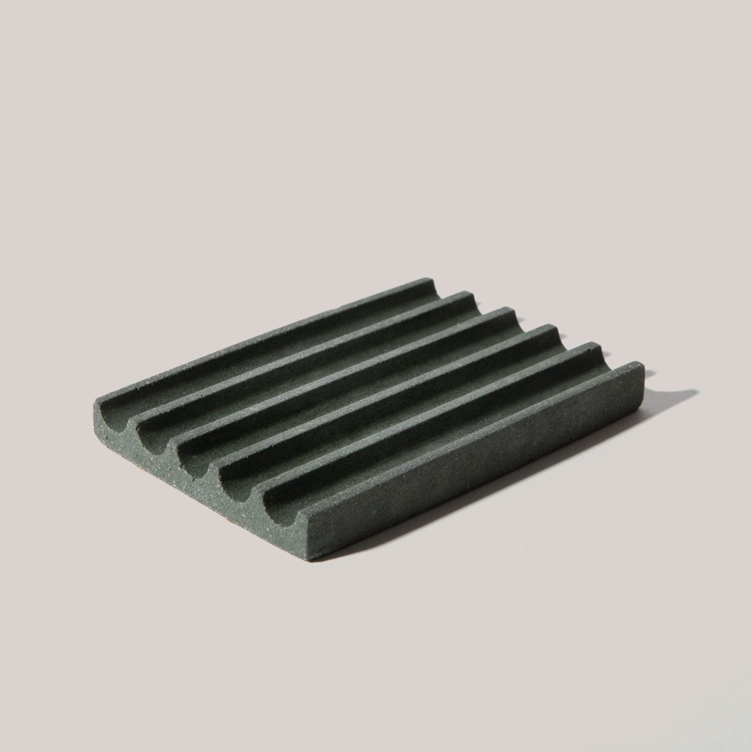Soap Dish | Dark Green Terrazzo Soap Dishes + Sponge Rests Pretti.Cool - Atelier Saucier
