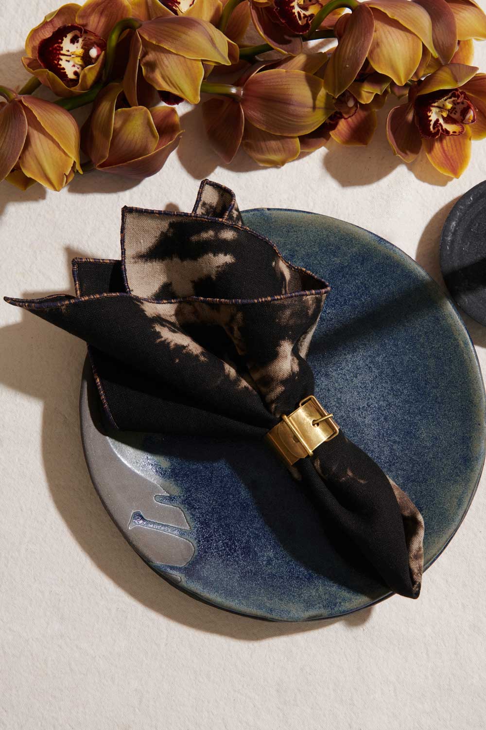 After Dark Linen Napkins | Set of 4 NAPKINS ATELIER SAUCIER - Atelier Saucier
