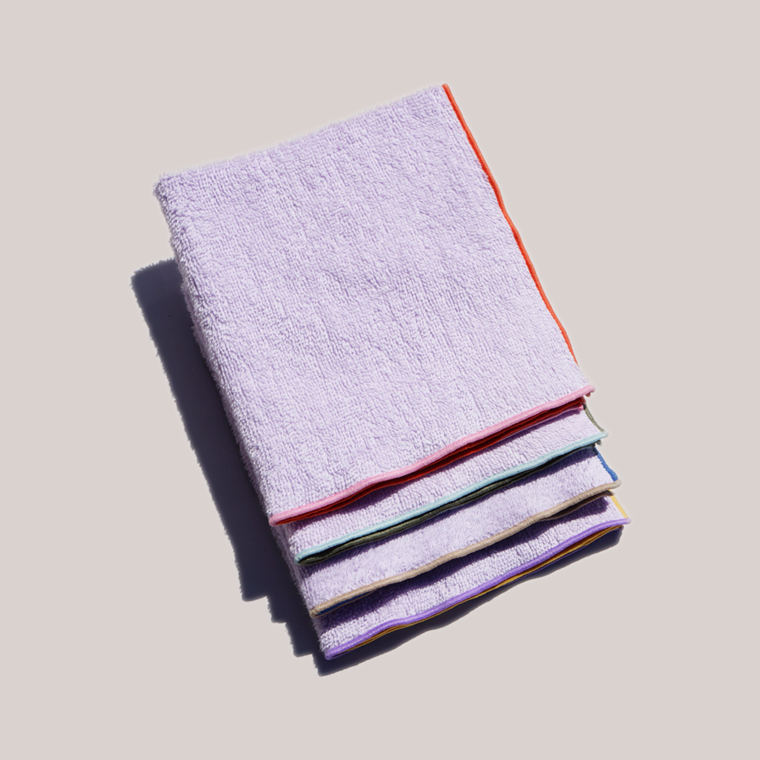 Rainbow Pop Terrycloth Dish Towels | Set of 4 TEA TOWELS ATELIER SAUCIER - Atelier Saucier