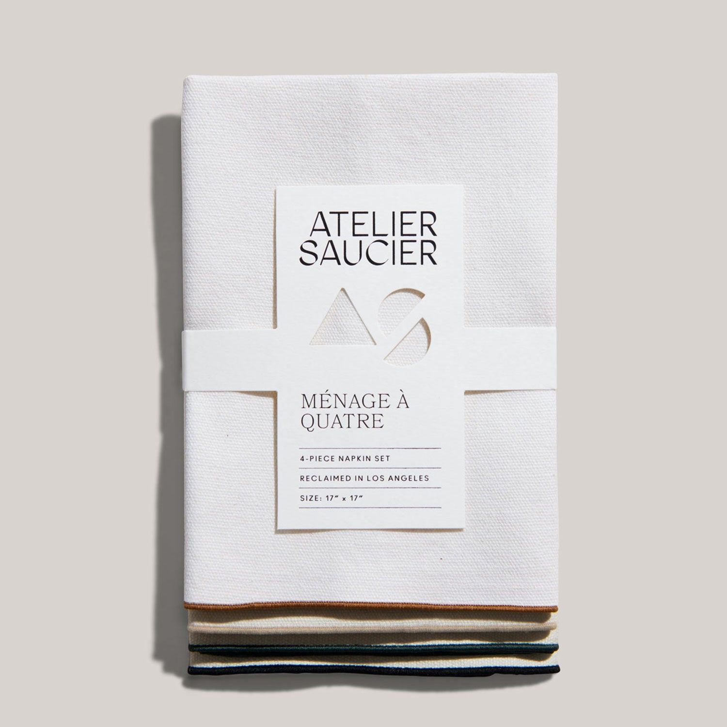 Mojave Burlap Napkins | Set of 4 NAPKINS ATELIER SAUCIER - Atelier Saucier