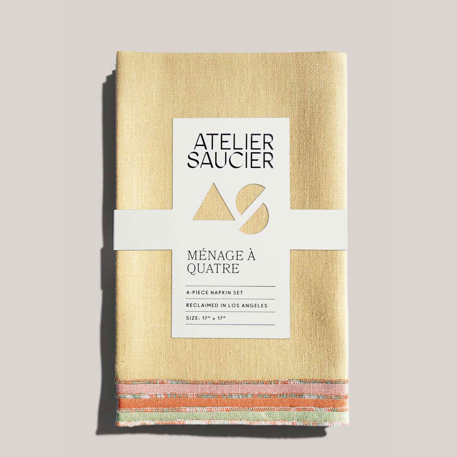 The Santa Fe Napkins | Set of 4 NAPKINS ATELIER SAUCIER - Atelier Saucier