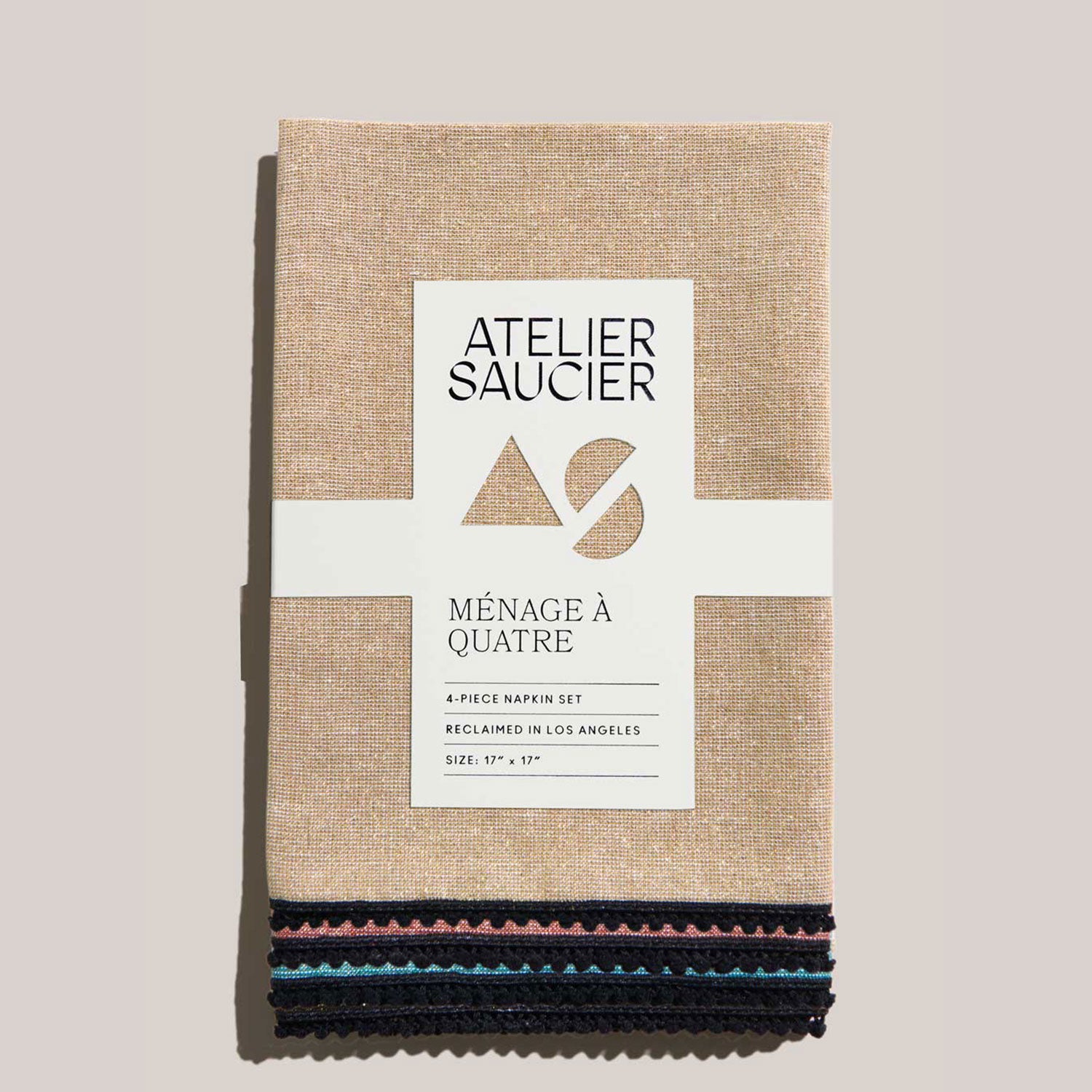 The Luxxe Napkins | Set of 4 NAPKINS ATELIER SAUCIER - Atelier Saucier