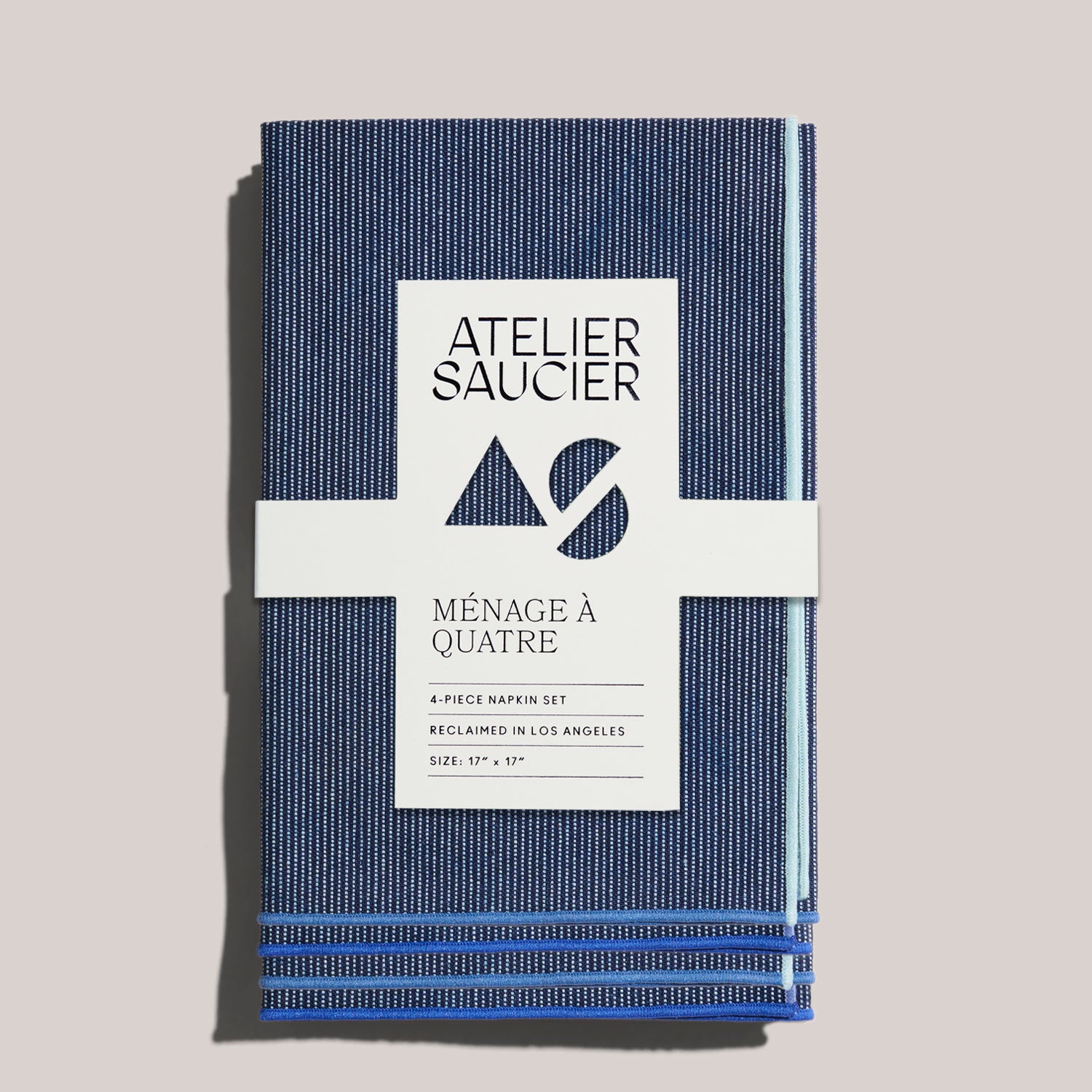 Ocean Mist Napkins | Set of 4 NAPKINS ATELIER SAUCIER - Atelier Saucier