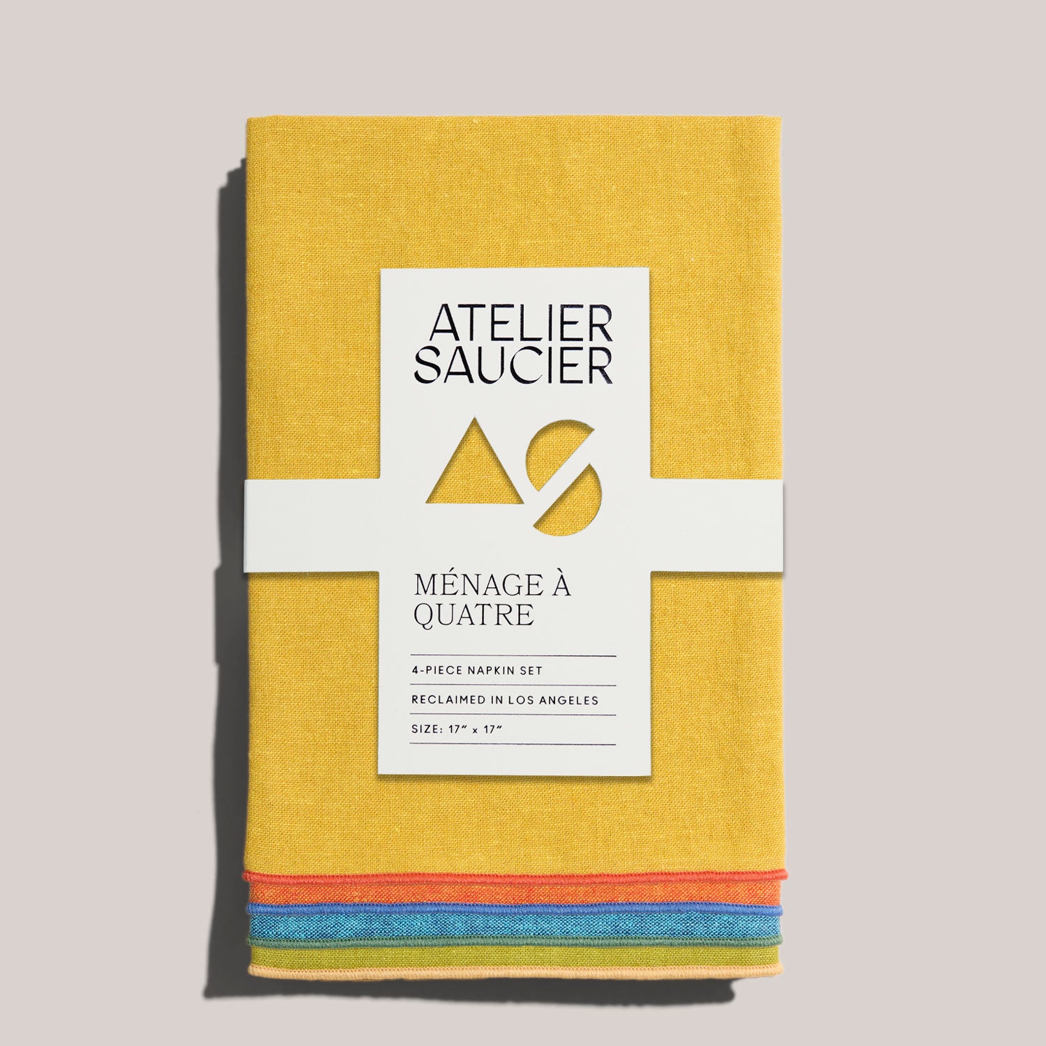 The Toucan Napkins | Set of 4 NAPKINS ATELIER SAUCIER - Atelier Saucier