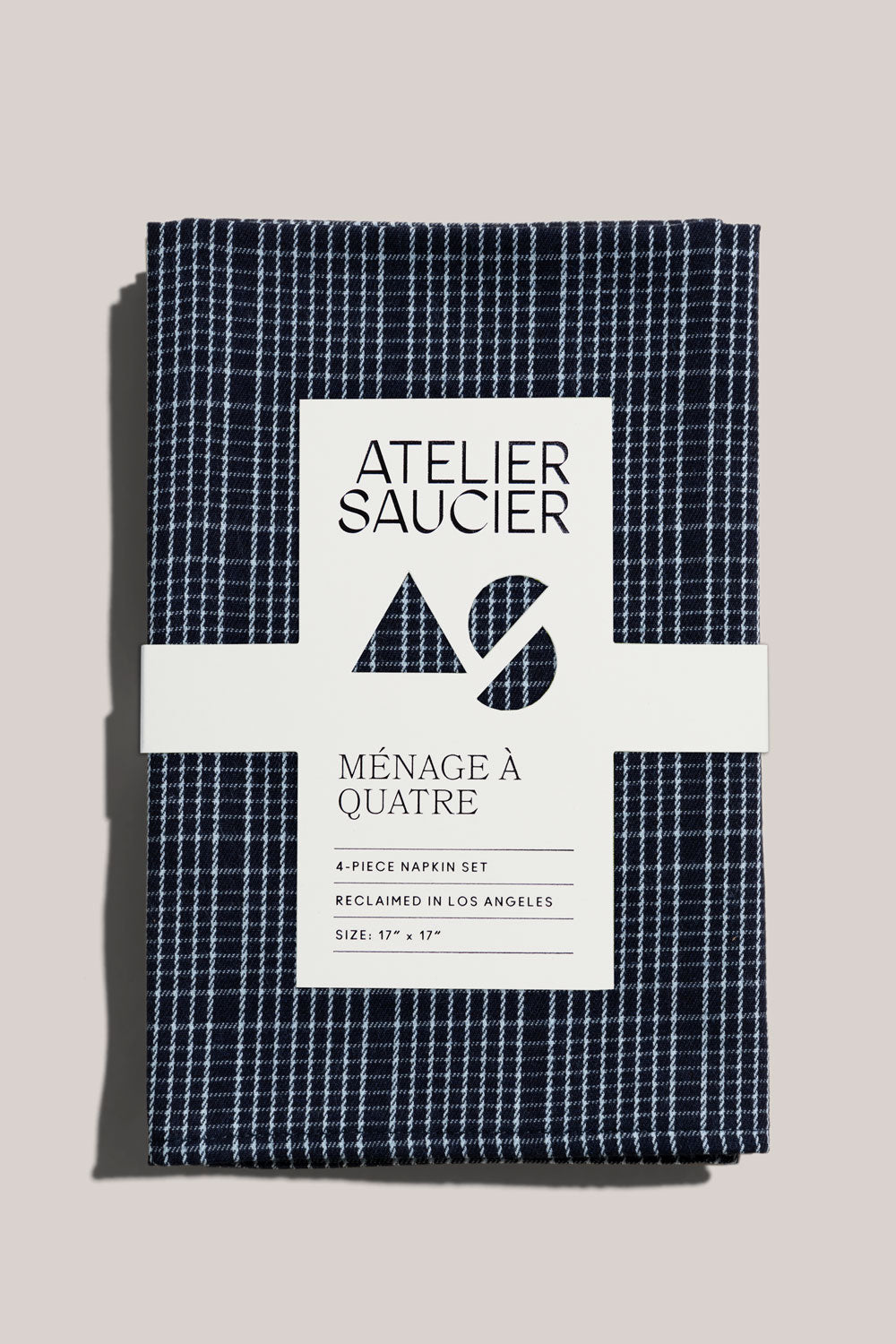 Heritage Plaid Napkins | Set of 4 NAPKINS ATELIER SAUCIER - Atelier Saucier