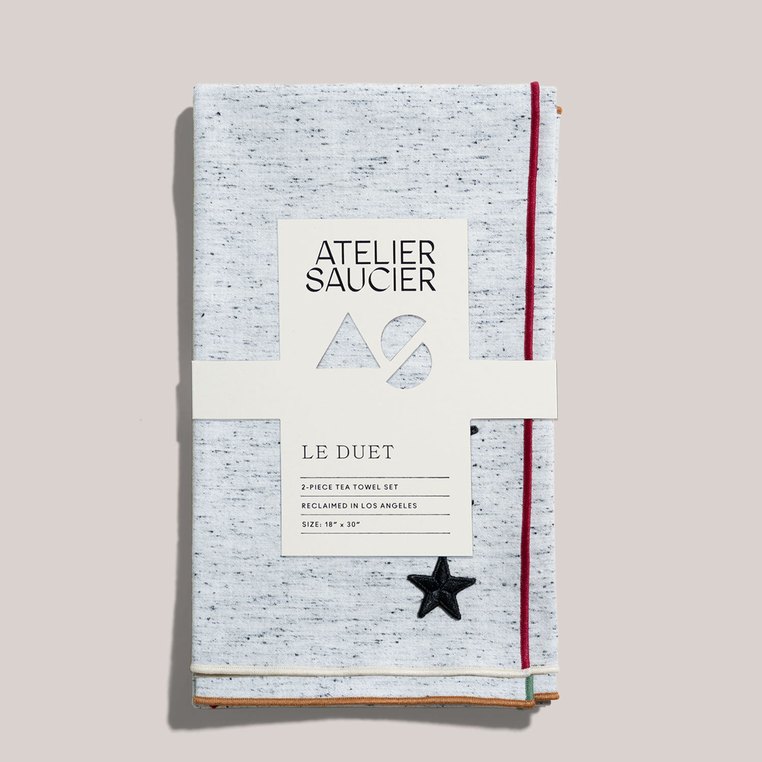 Varsity Tea Towels | Set of 2 TEA TOWELS ATELIER SAUCIER - Atelier Saucier