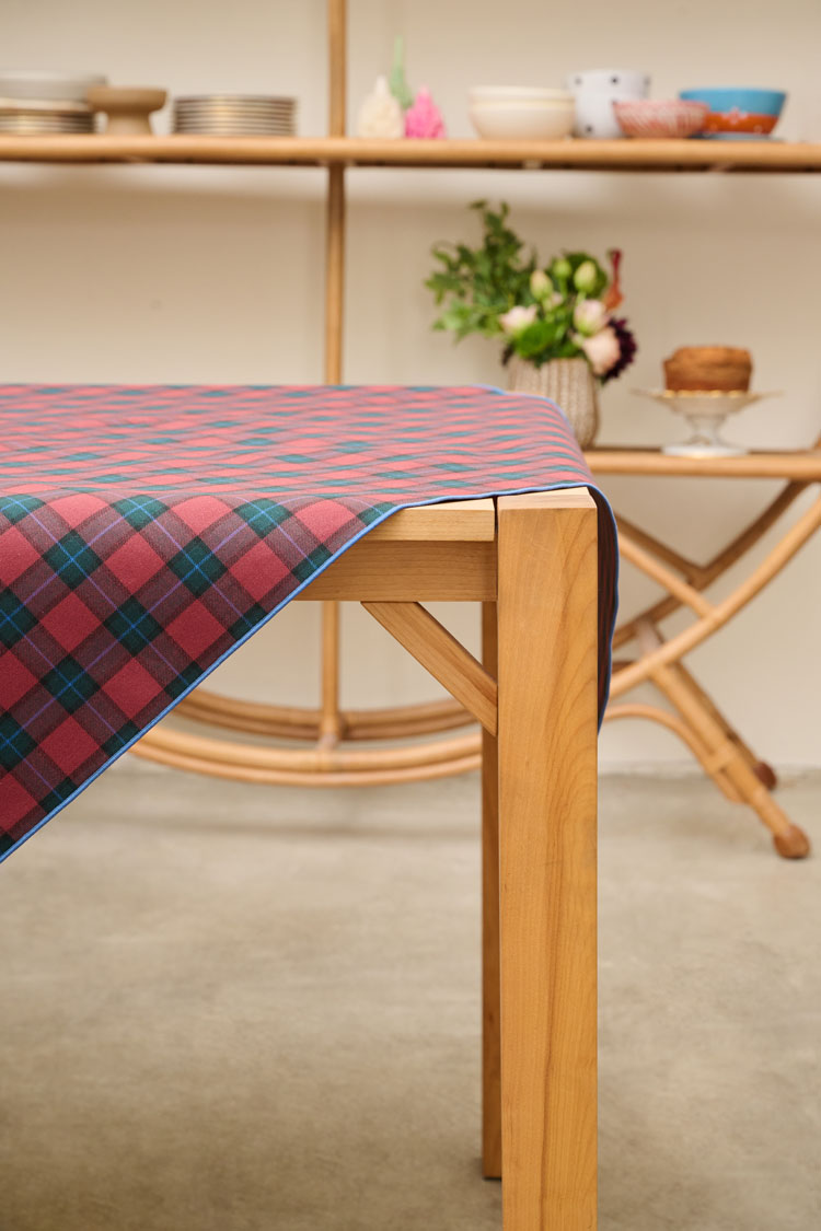 Jubilee Plaid Centerpiece Tablecloth TABLECLOTHS ATELIER SAUCIER - Atelier Saucier