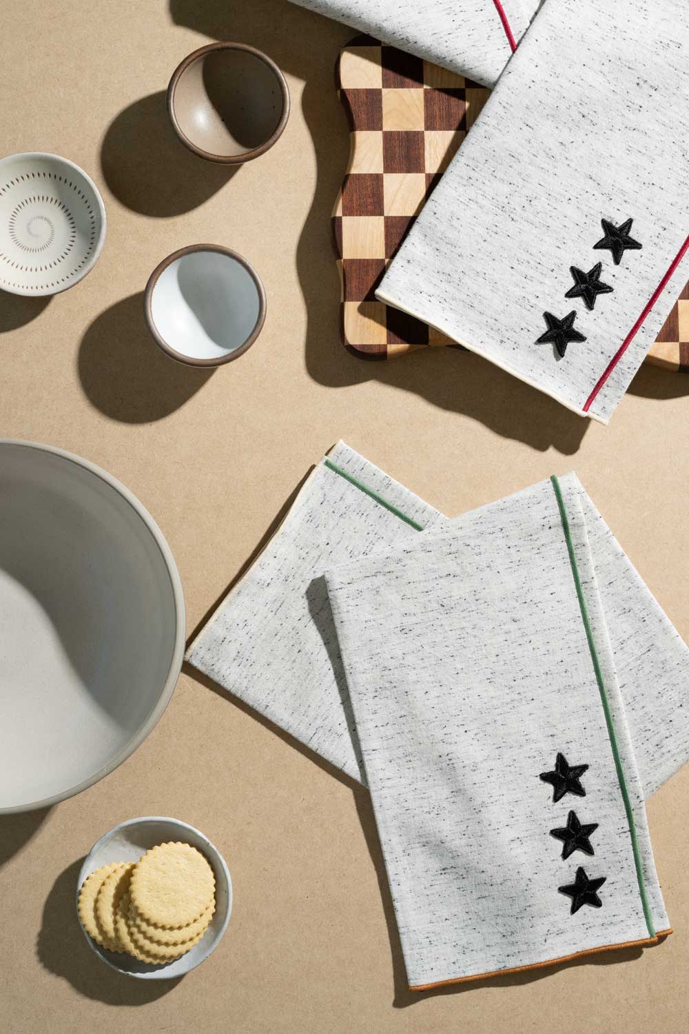 Varsity Tea Towels | Set of 2 TEA TOWELS ATELIER SAUCIER - Atelier Saucier