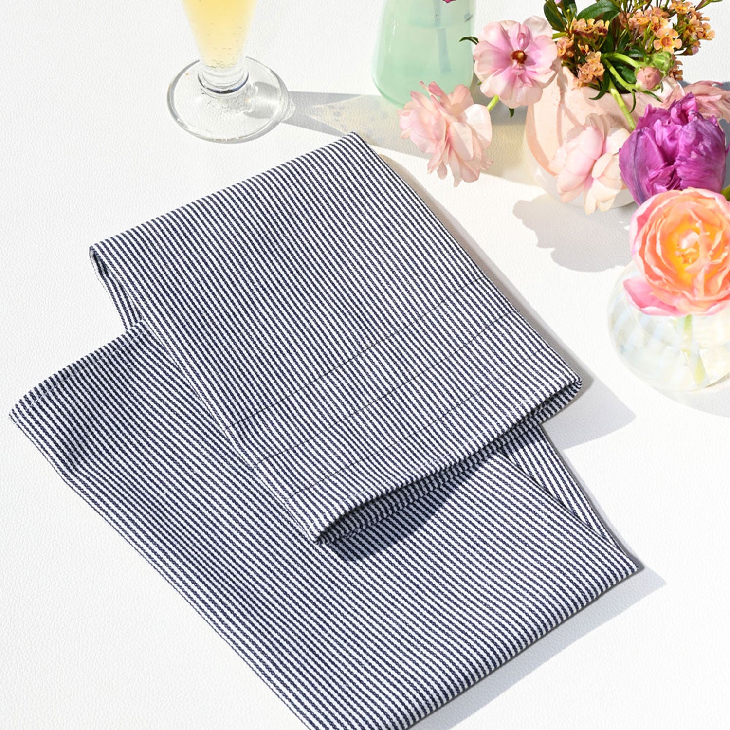 Hickory Stripe Tea Towels | Set of 2 TEA TOWELS ATELIER SAUCIER - Atelier Saucier