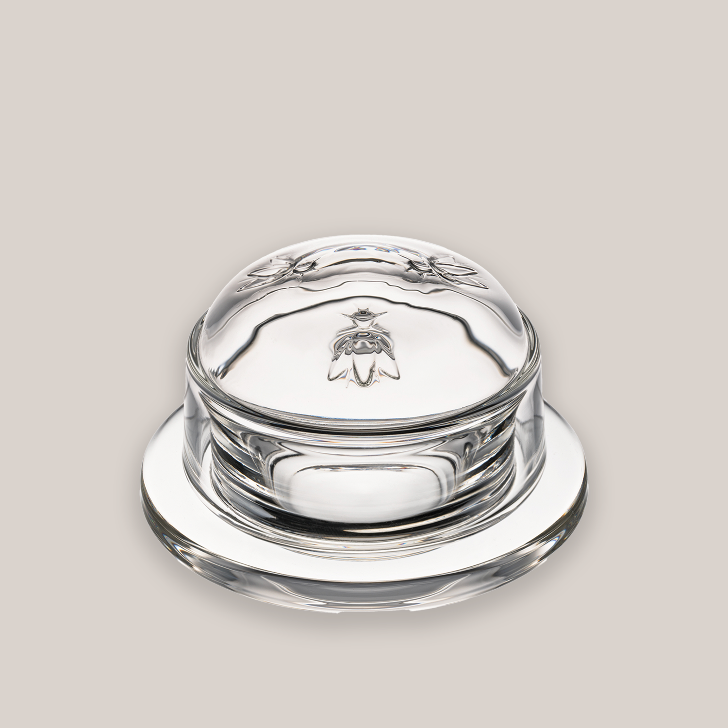 Bee Glass Butter Dish Set Butter DIsh La Rochere NA - Atelier Saucier