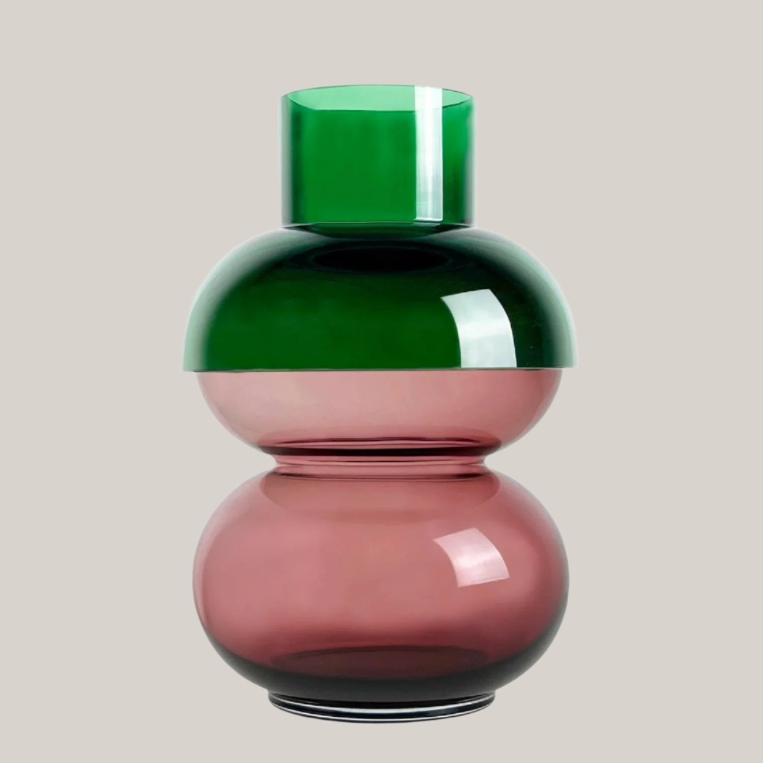 XL Bubble Vase | Green & Pink Vases Cloudnola - Atelier Saucier