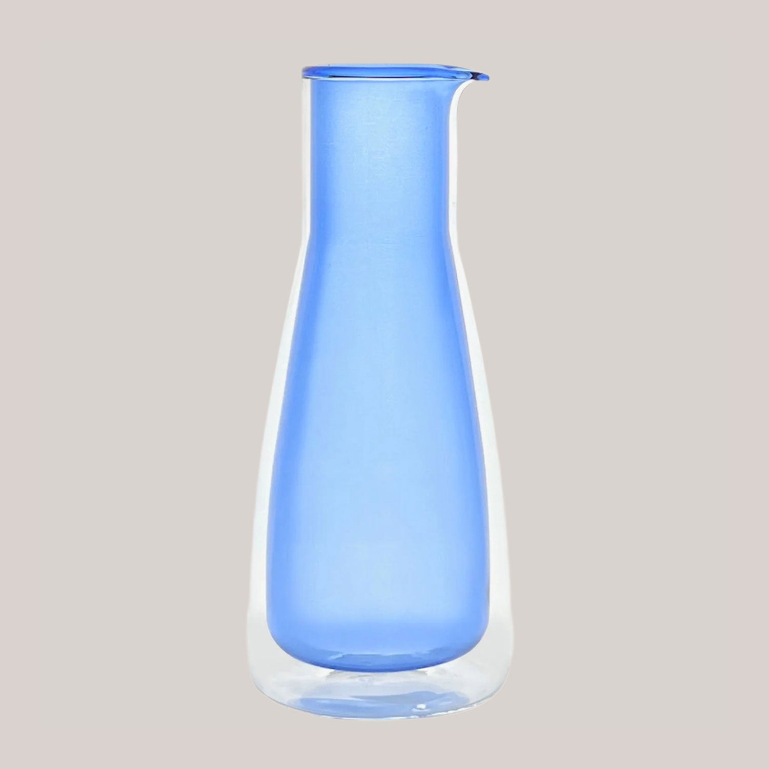 Rocks Double-Wall Carafe | Blue Pitchers + Carafes Cloudnola - Atelier Saucier