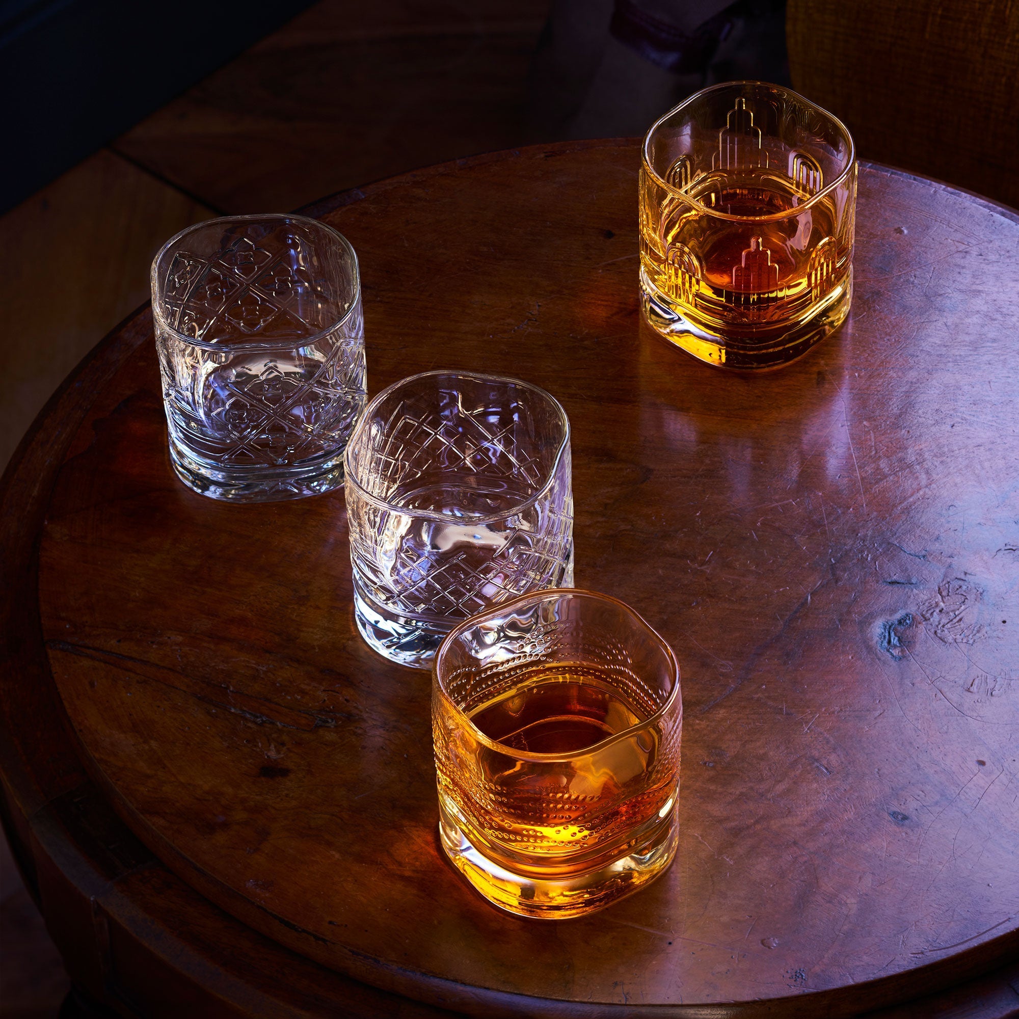 Dandy Whiskey Glasses | Set of 4 Drinkware La Rochere NA - Atelier Saucier