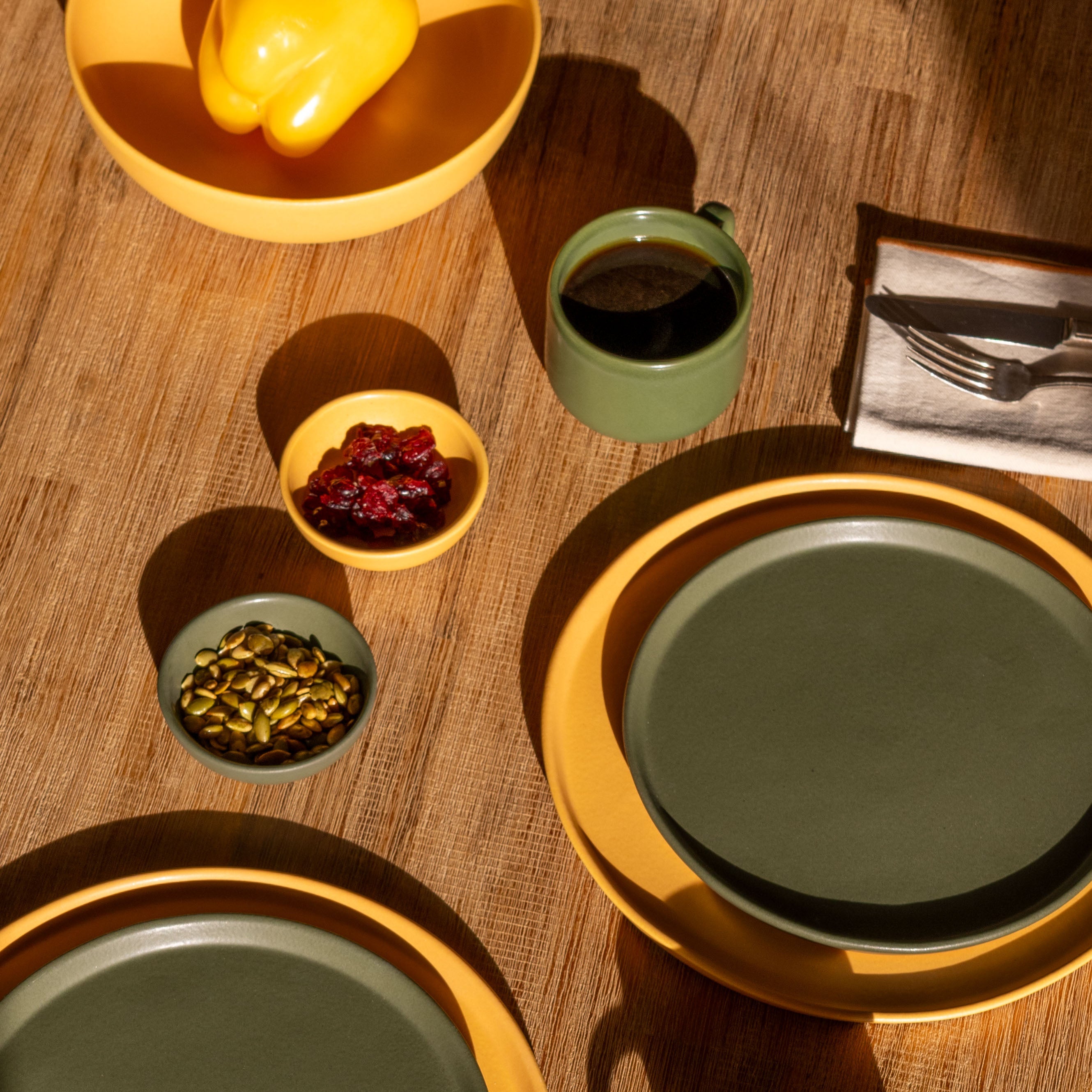 3-Piece Plateware Set | Canopy Plates Felt+Fat - Atelier Saucier