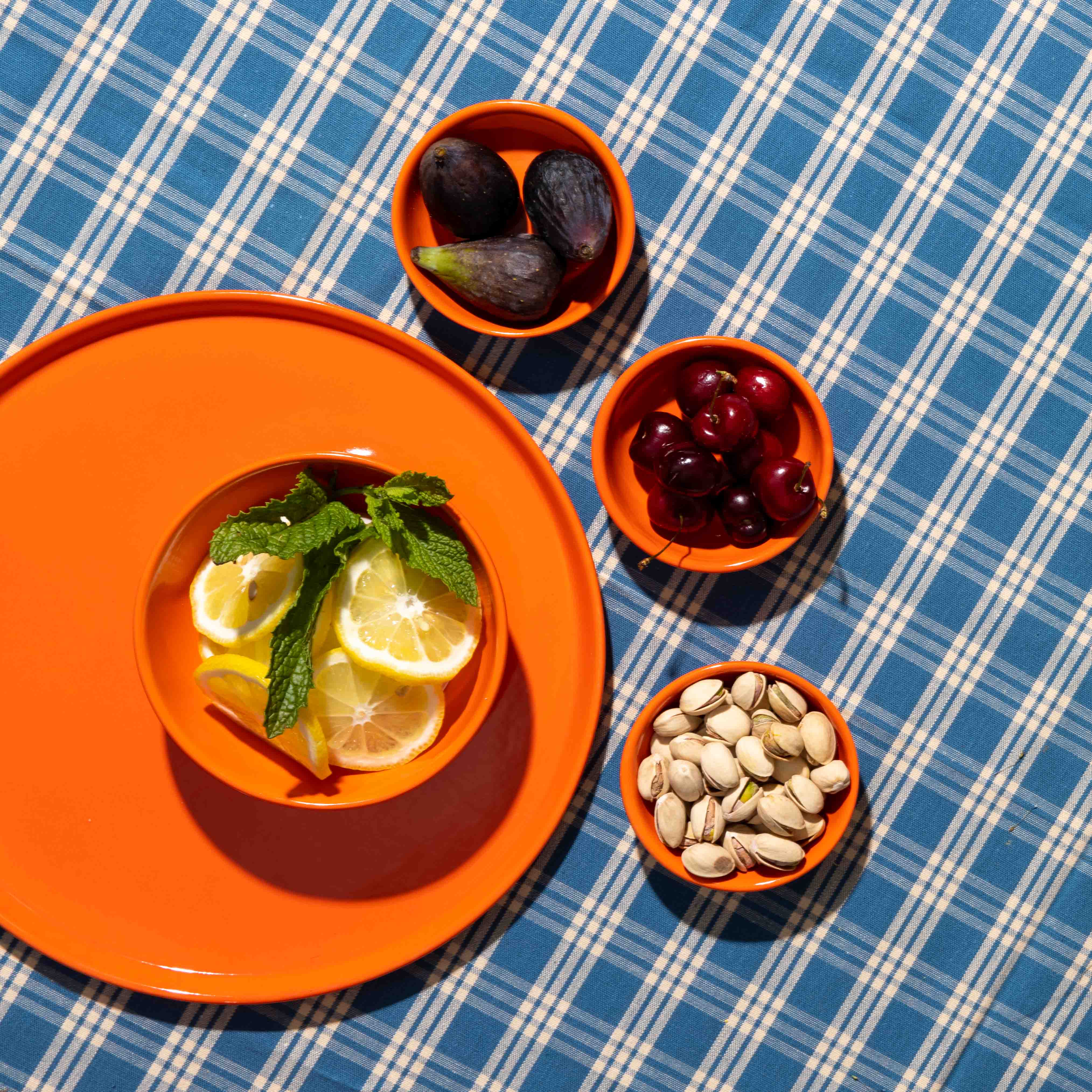 10" Everyday Plate Set | Persimmon Plates Felt+Fat - Atelier Saucier