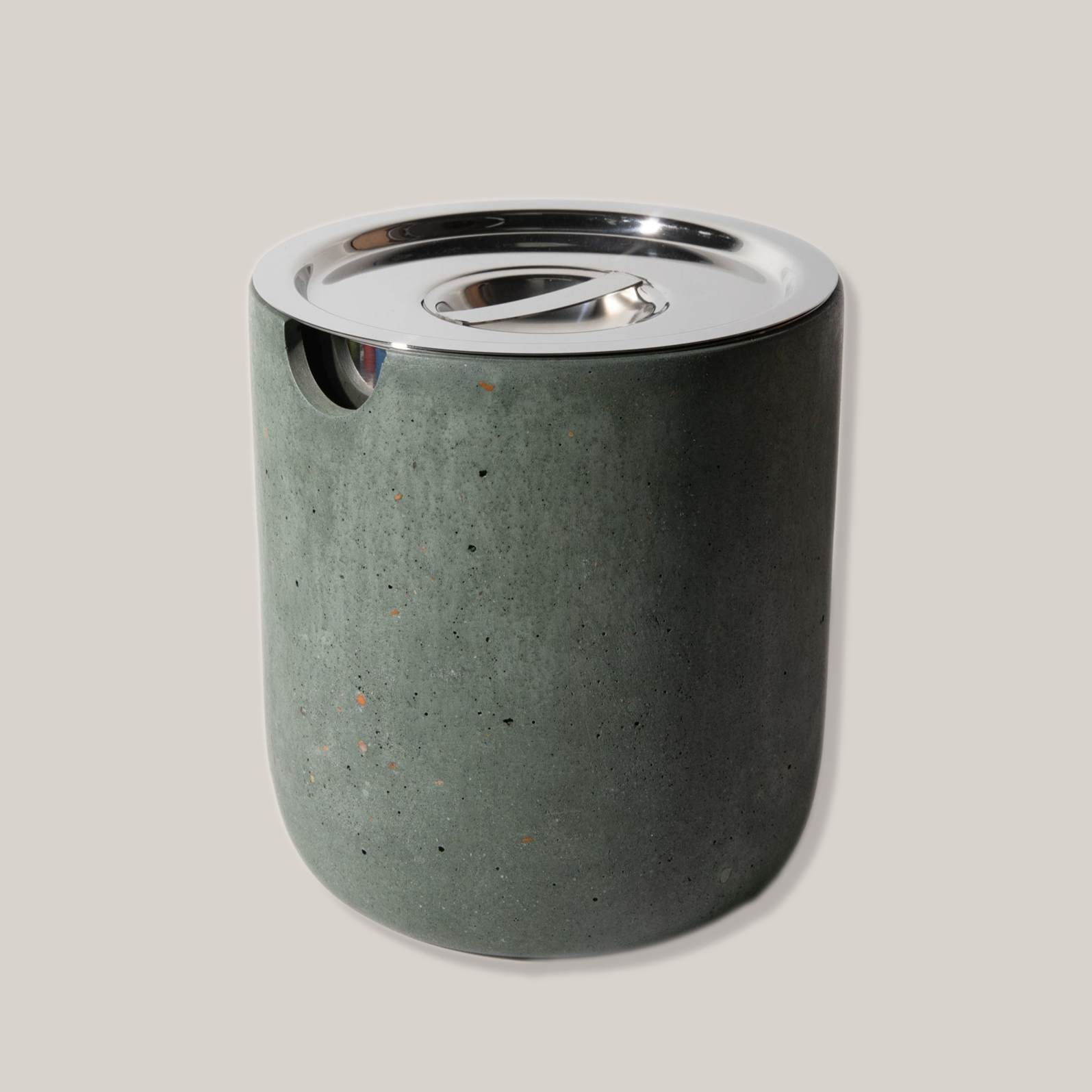 Ice Bucket | Dark Green Terrazzo Bar Accessories Pretti.Cool - Atelier Saucier