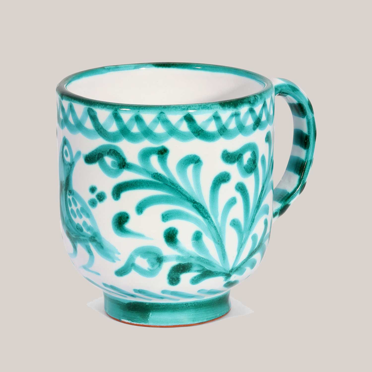 Hand-Painted Mug | Granada Green ACCESSORIE Pomelo Casa - Atelier Saucier