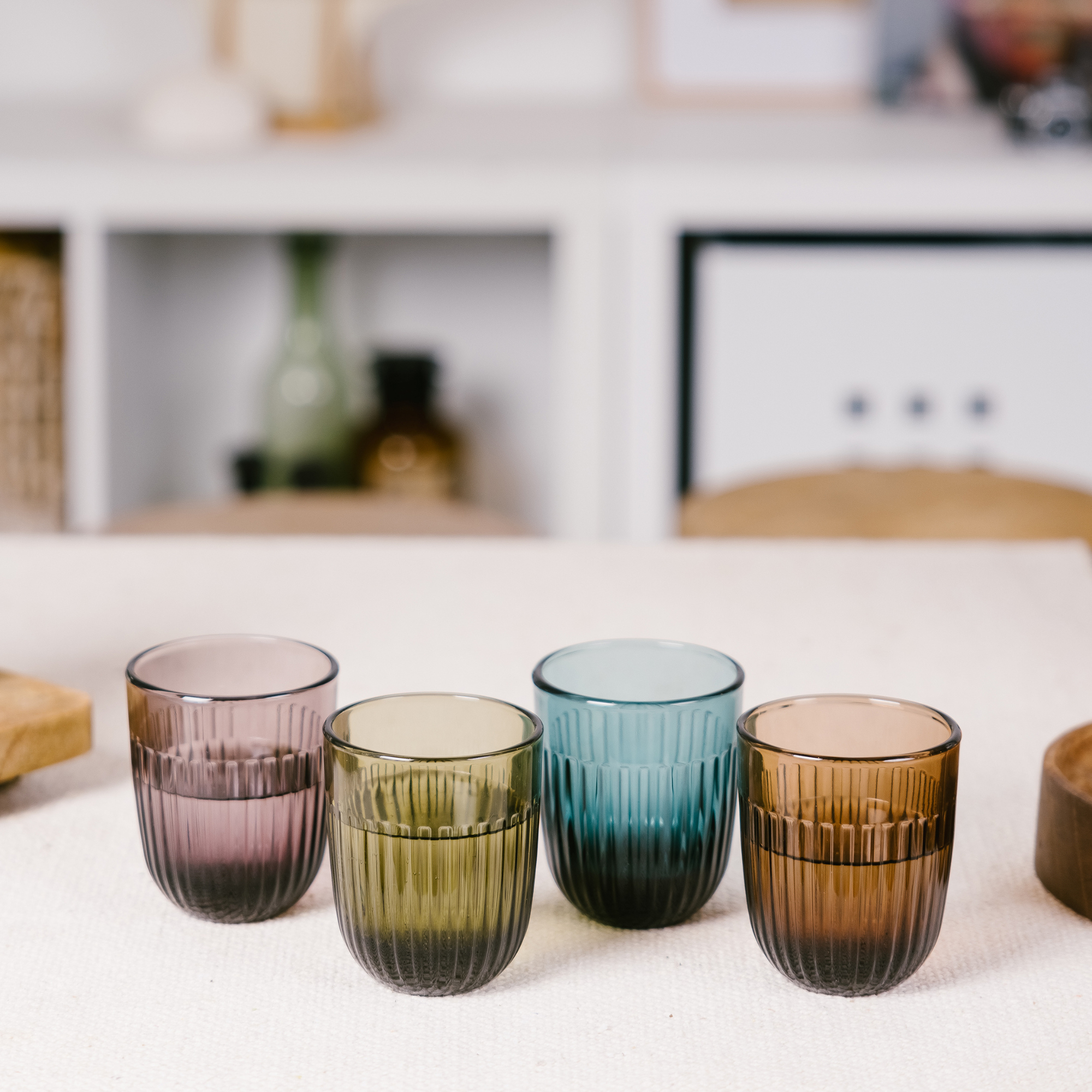 Ouessant Assorted Colored Tumblers | Set of 4 Drinkware La Rochere NA - Atelier Saucier