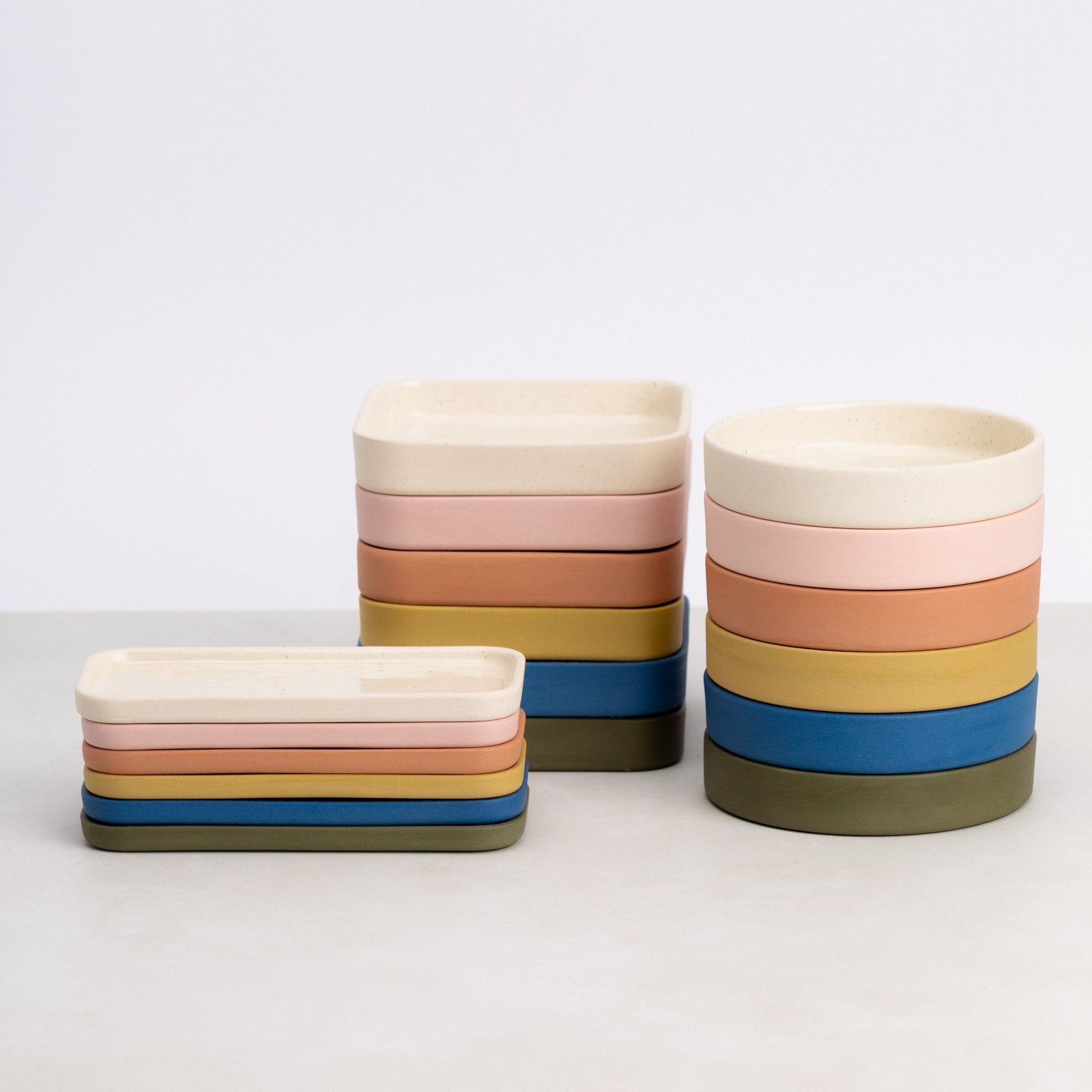 Square Tray Plates Pigeon Toe Ceramics - Atelier Saucier