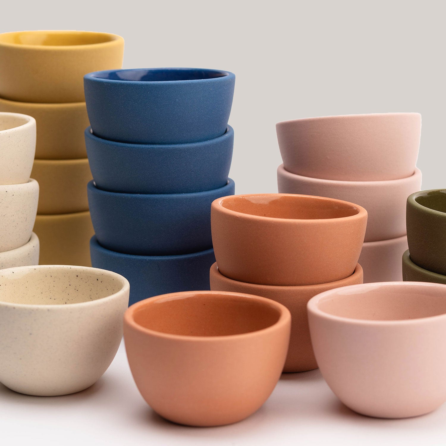 Stacking Thimble Cup Bowls Pigeon Toe Ceramics - Atelier Saucier