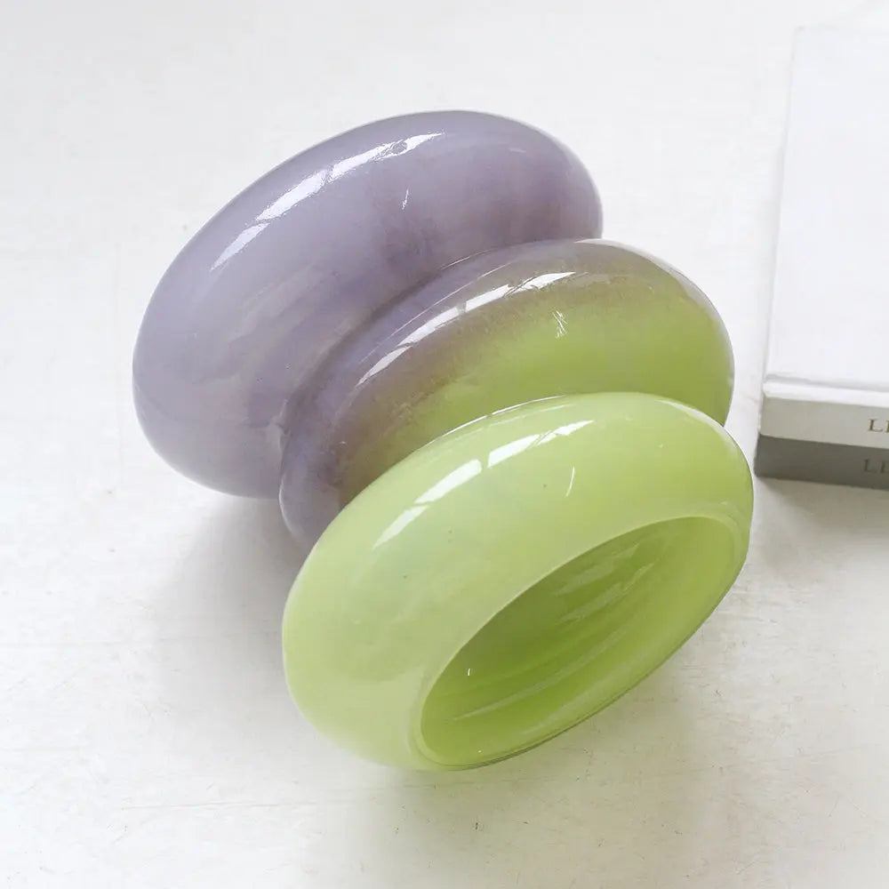 Swirl Vase | Lime Vases Cloudnola - Atelier Saucier
