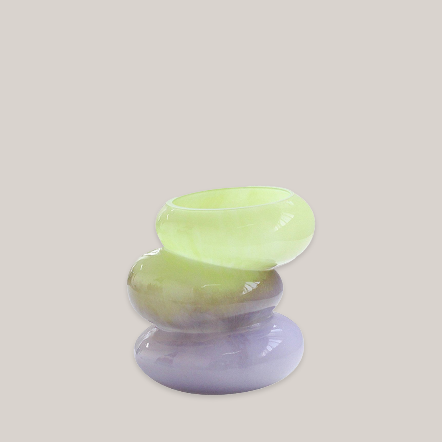 Swirl Vase | Lime Vases Cloudnola - Atelier Saucier