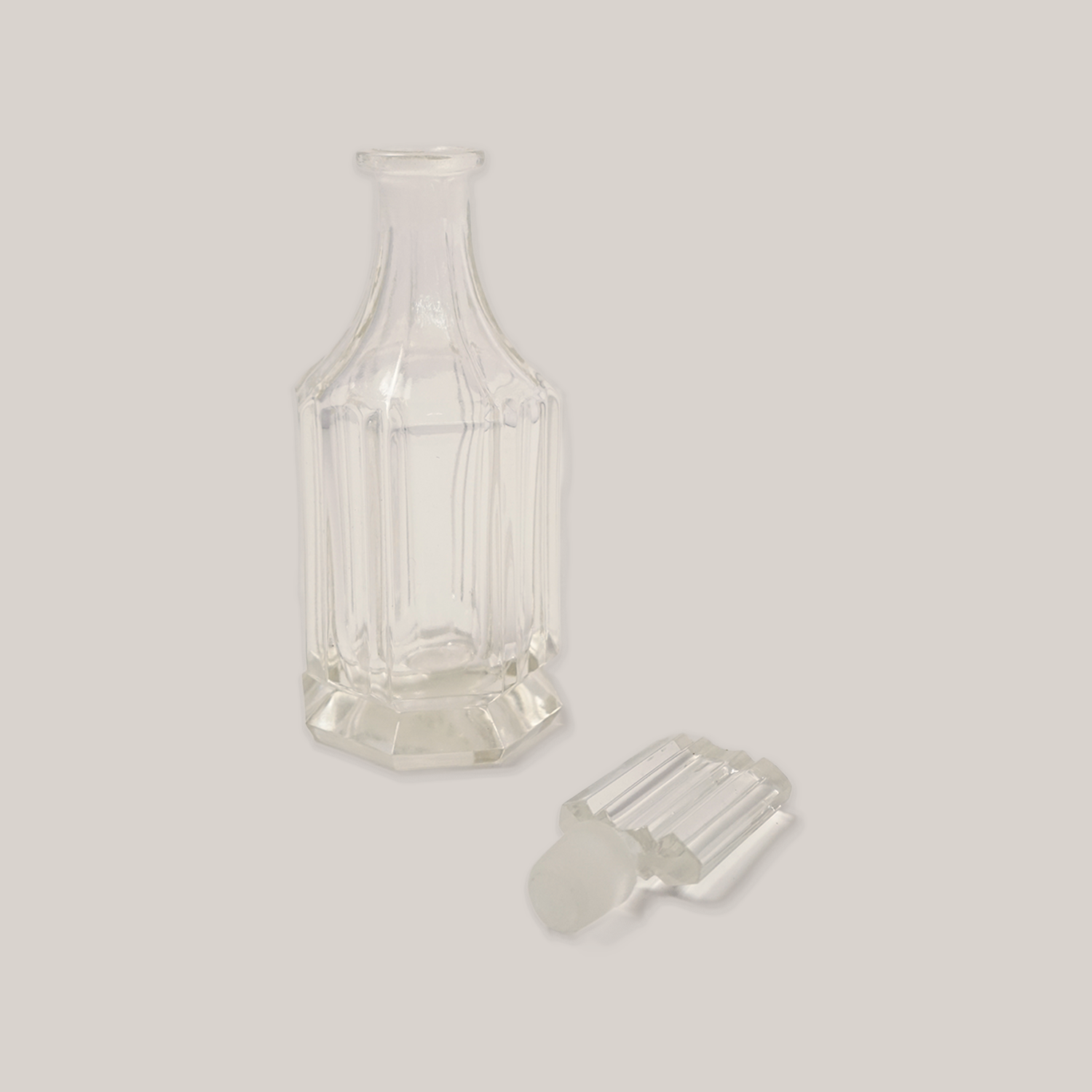 Art Deco Crystal Oil & Vinegar Cruet Set Prepware ATELIER SAUCIER - Atelier Saucier