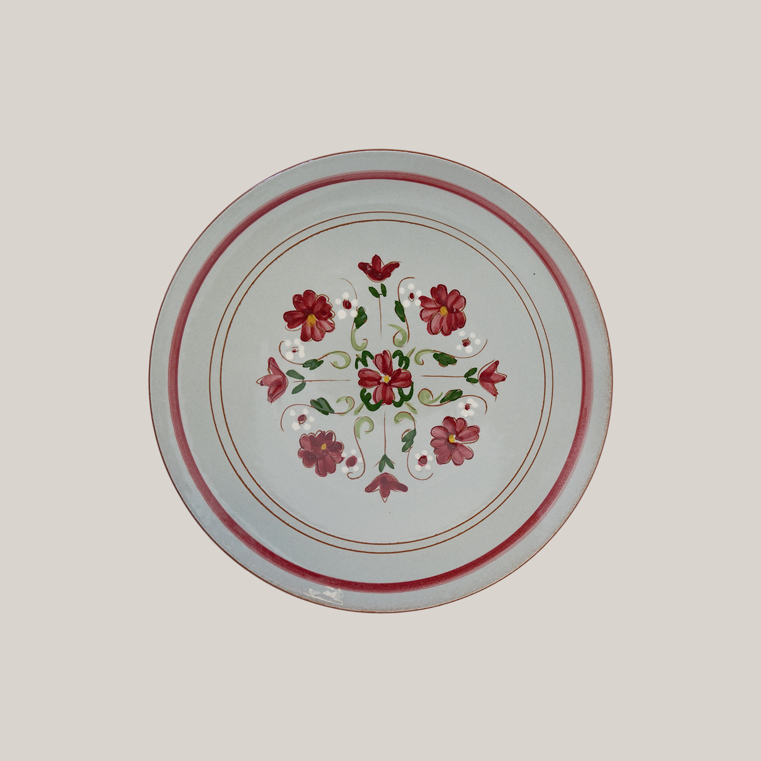 Hand-Painted Floral Salad Plates | Set of 4 ATELIER SAUCIER - Atelier Saucier