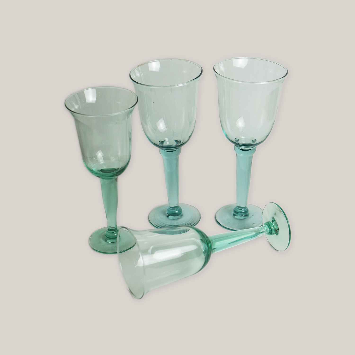 Hand-Blown Glasses | Set of 4 Glassware ATELIER SAUCIER - Atelier Saucier