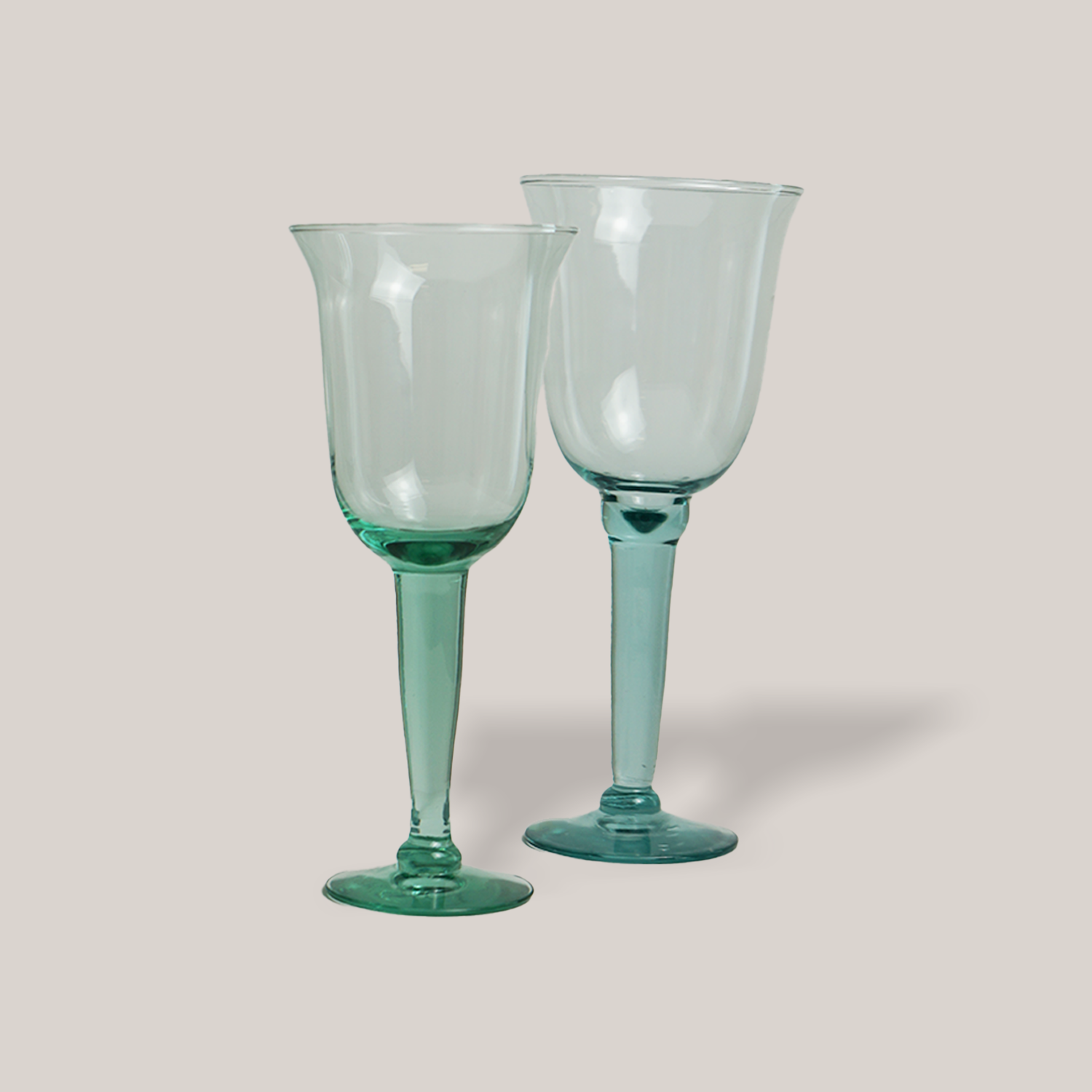 Hand-Blown Glasses | Set of 2 Glassware ATELIER SAUCIER - Atelier Saucier