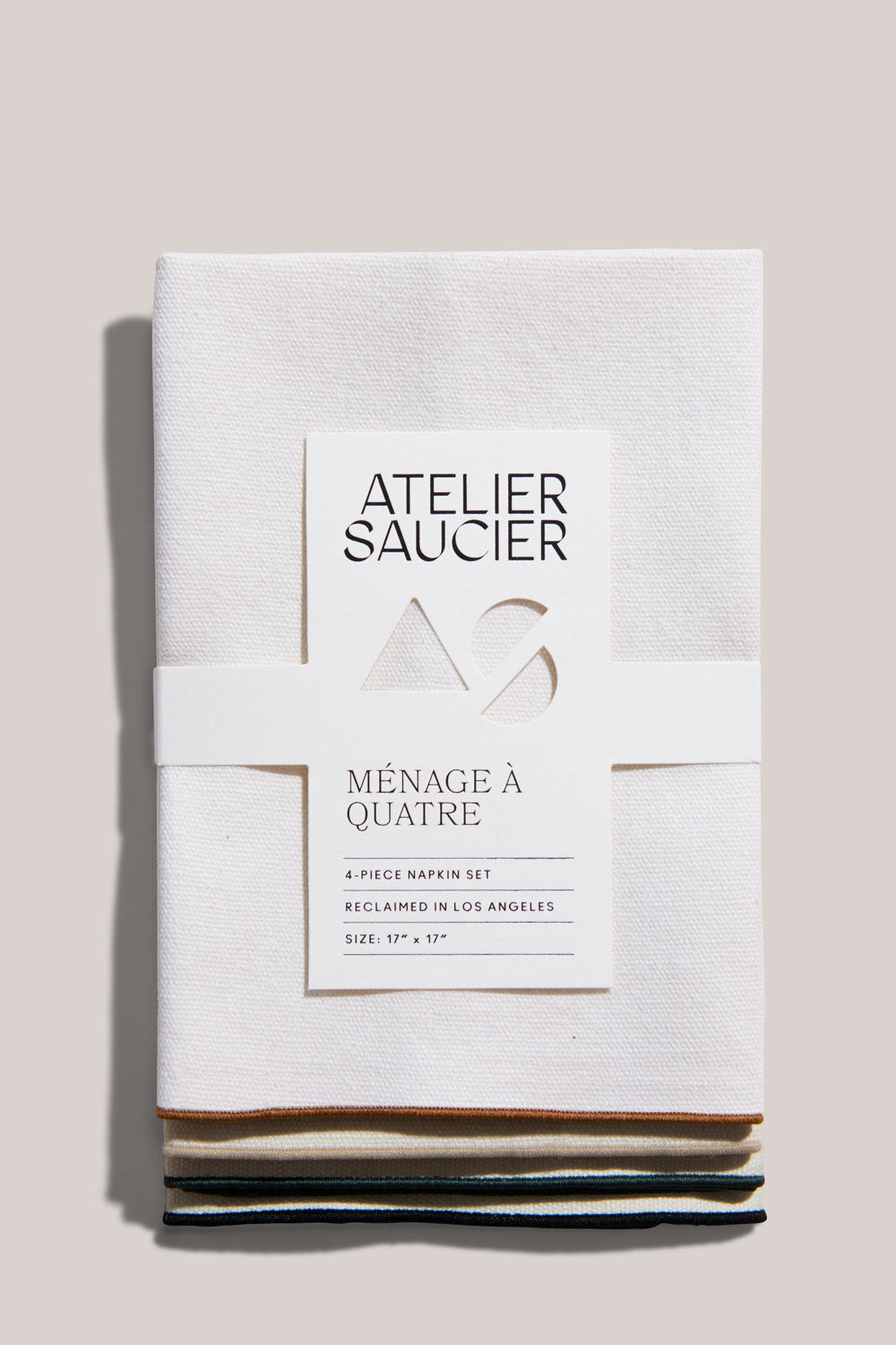 Mojave Burlap Napkins | Set of 4 NAPKINS ATELIER SAUCIER - Atelier Saucier